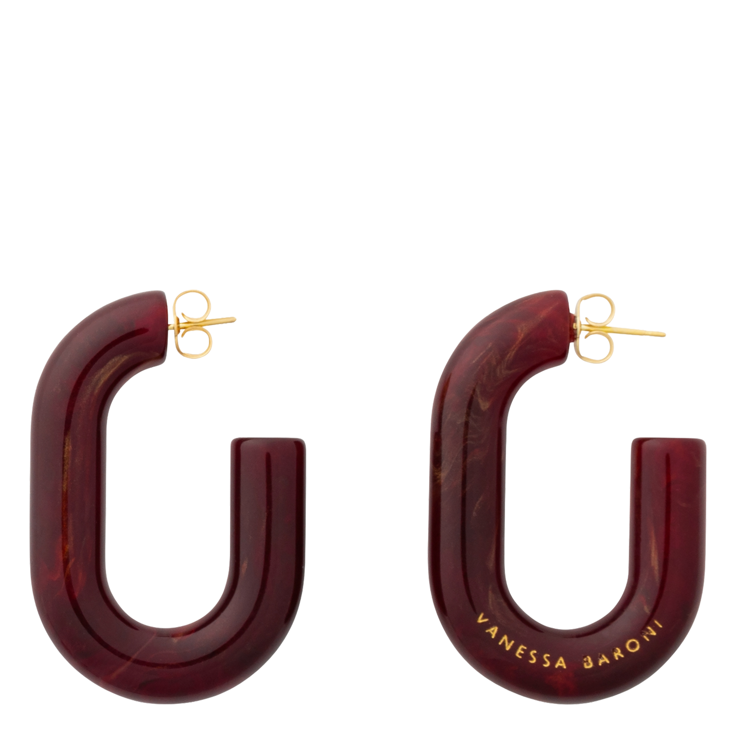 Fantasie-Ohrringe VANESSA BARONI Rot