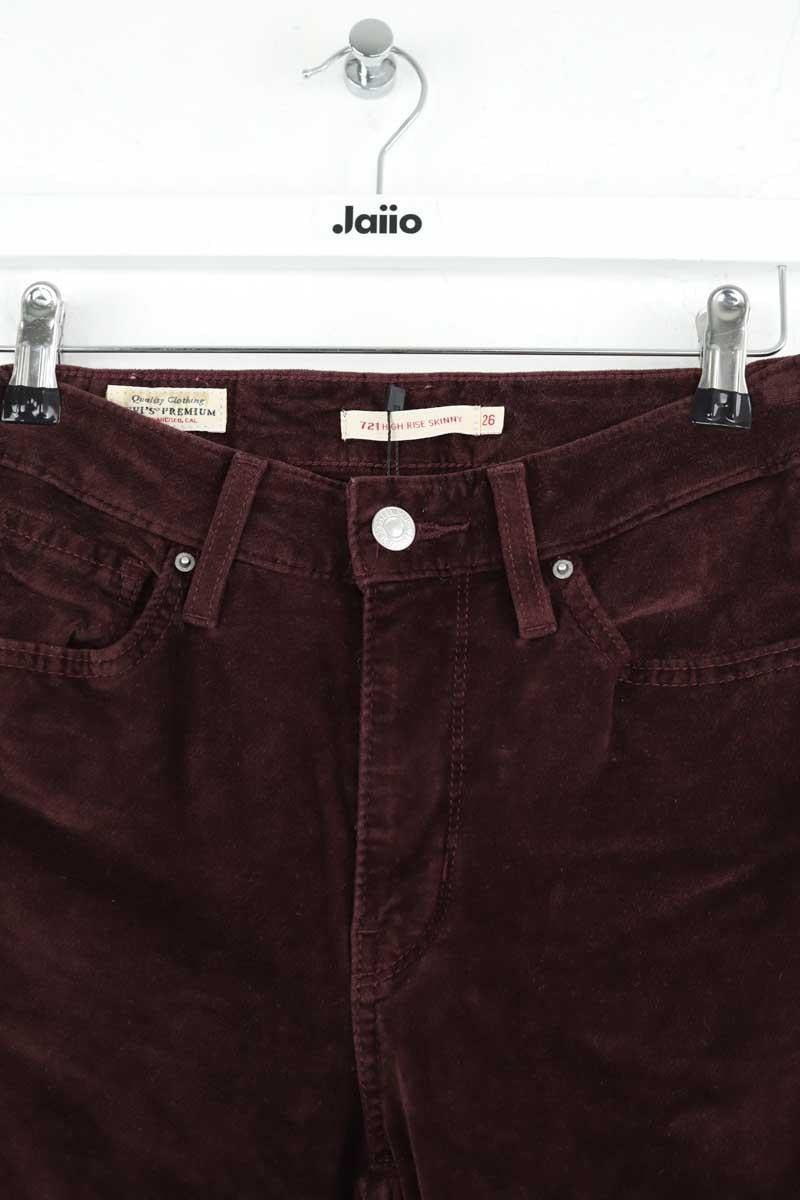 Slim jeans 721 LEVI'S - Seconde main Red