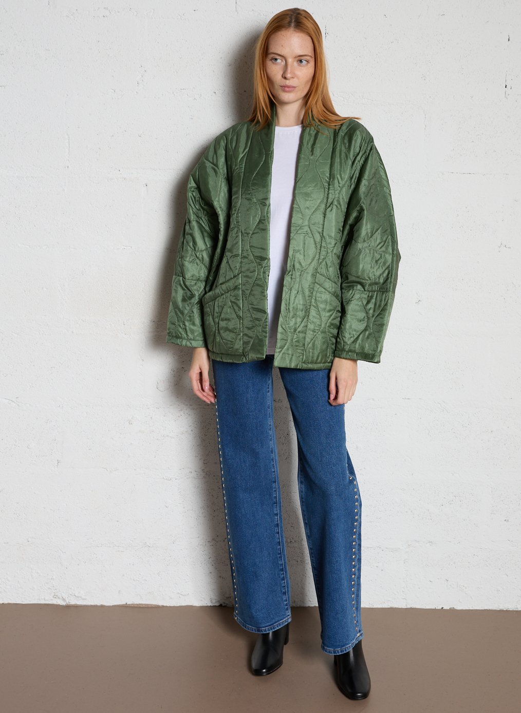 Schalkragenjacke AOKYANOS Khaki