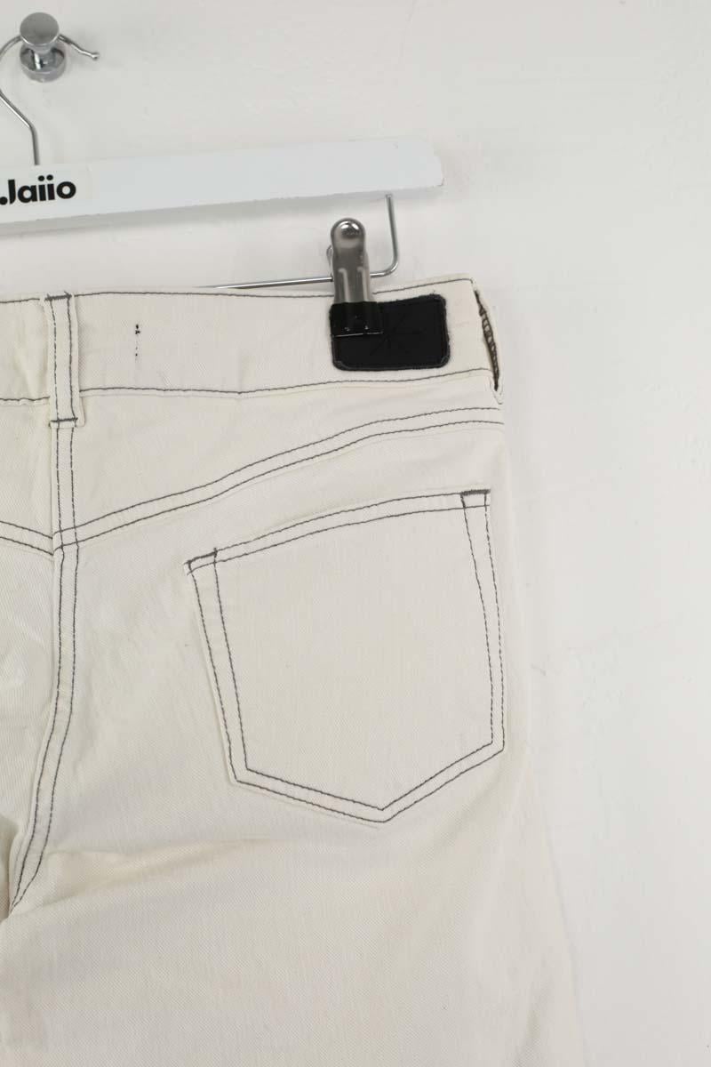Straight cotton-blend pants ISABEL MARANT - Seconde Main White