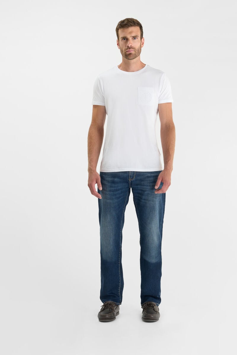 Straight jogger regular jeans LE TEMPS DES CERISES Blue