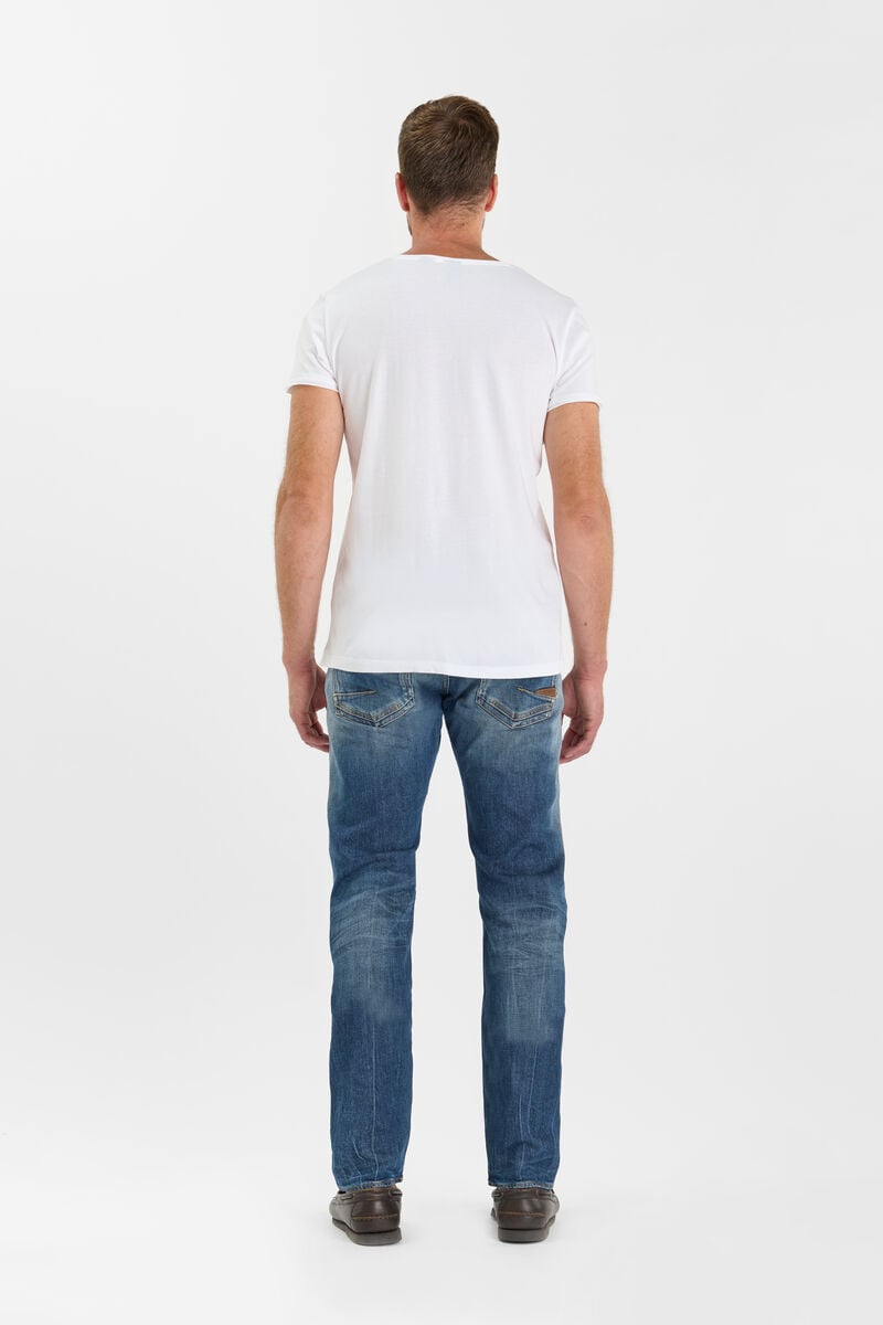 Slim stretch jeans, length 34 LE TEMPS DES CERISES Blue