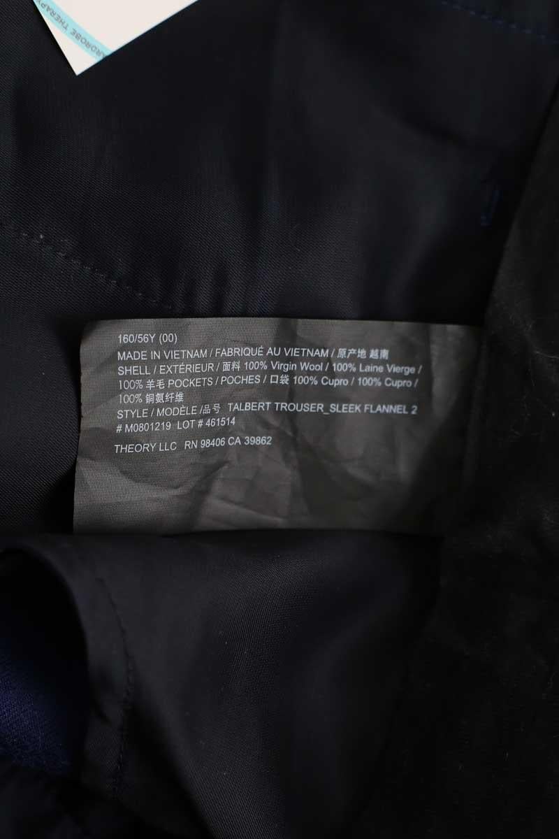 Pantalon THEORY - Seconde Main Bleu