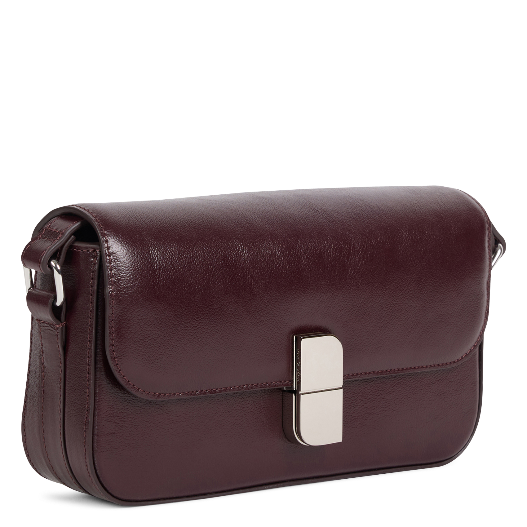 Sac baguette en cuir  | Violet NAT & NIN Femme