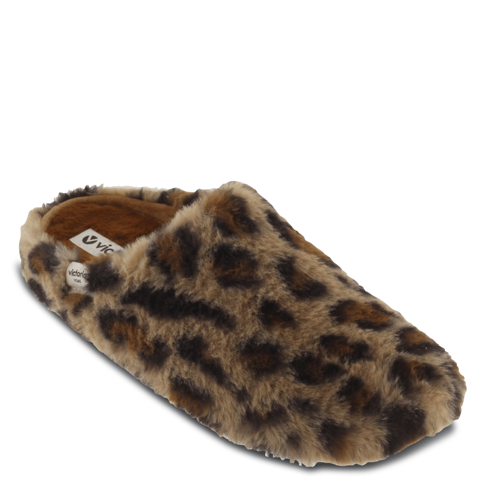 Synthetic fur slippers VICTORIA Brown