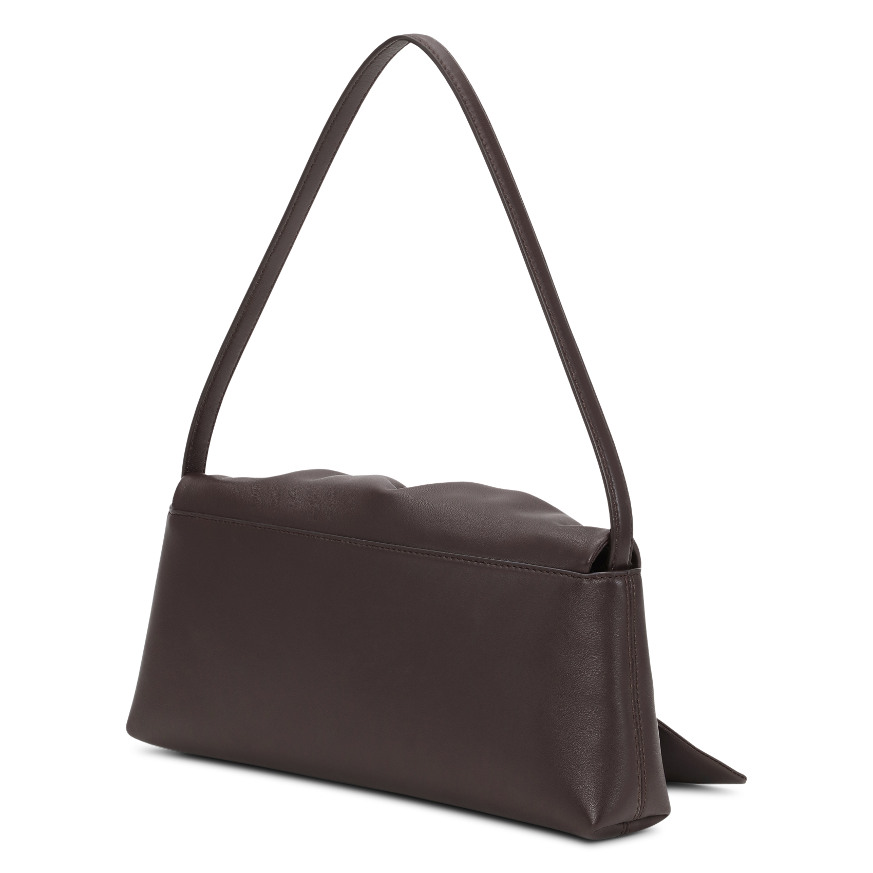 Sac porté épaule en cuir ROTATE Marron