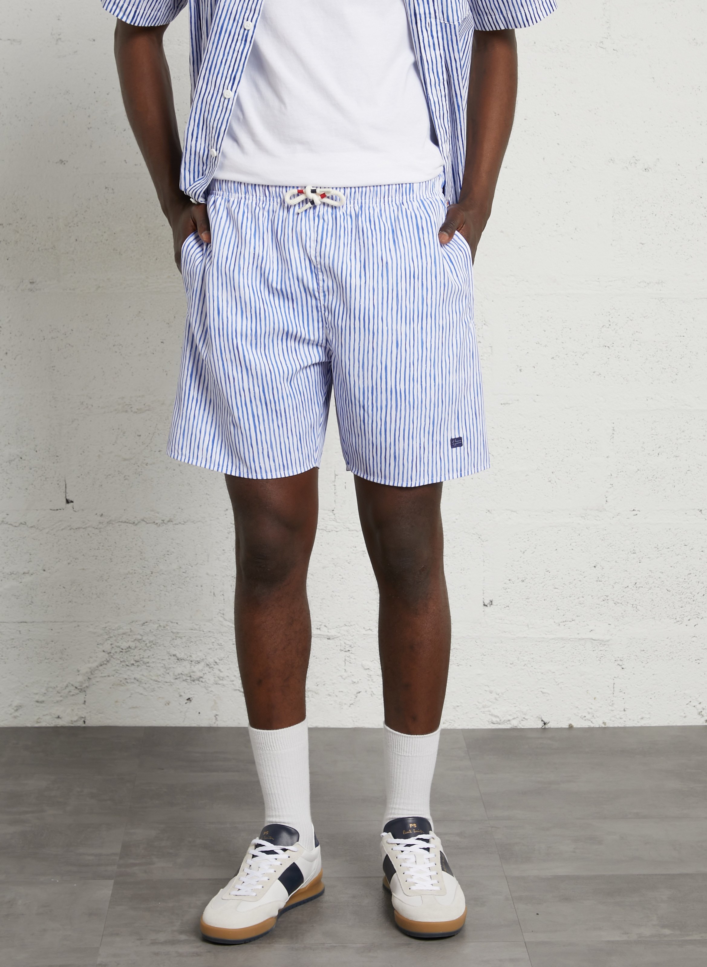 Gestreifte Shorts NAPAPIJRI Blau