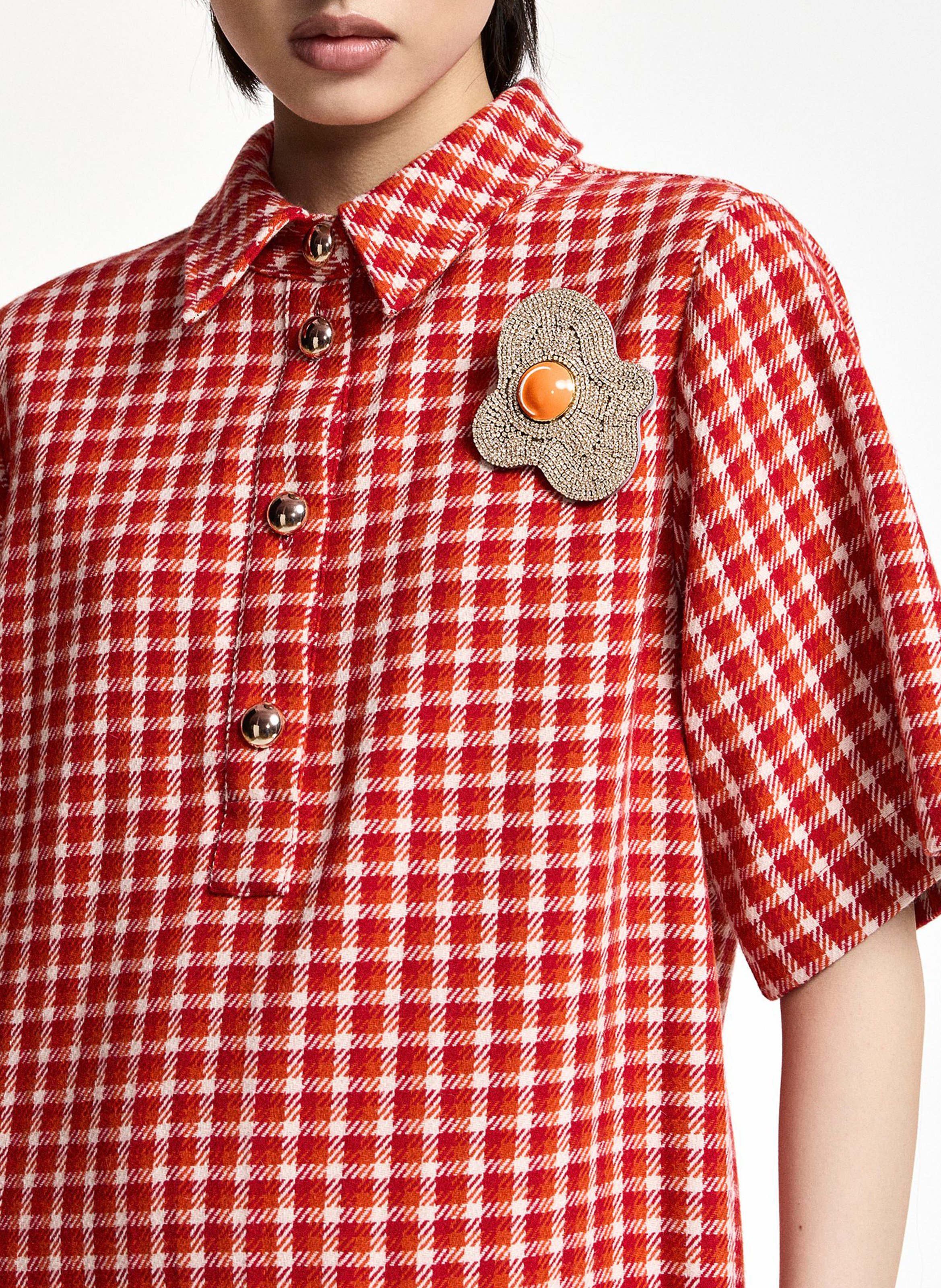 Broche fantaisie ESSENTIEL ANTWERP Jaune
