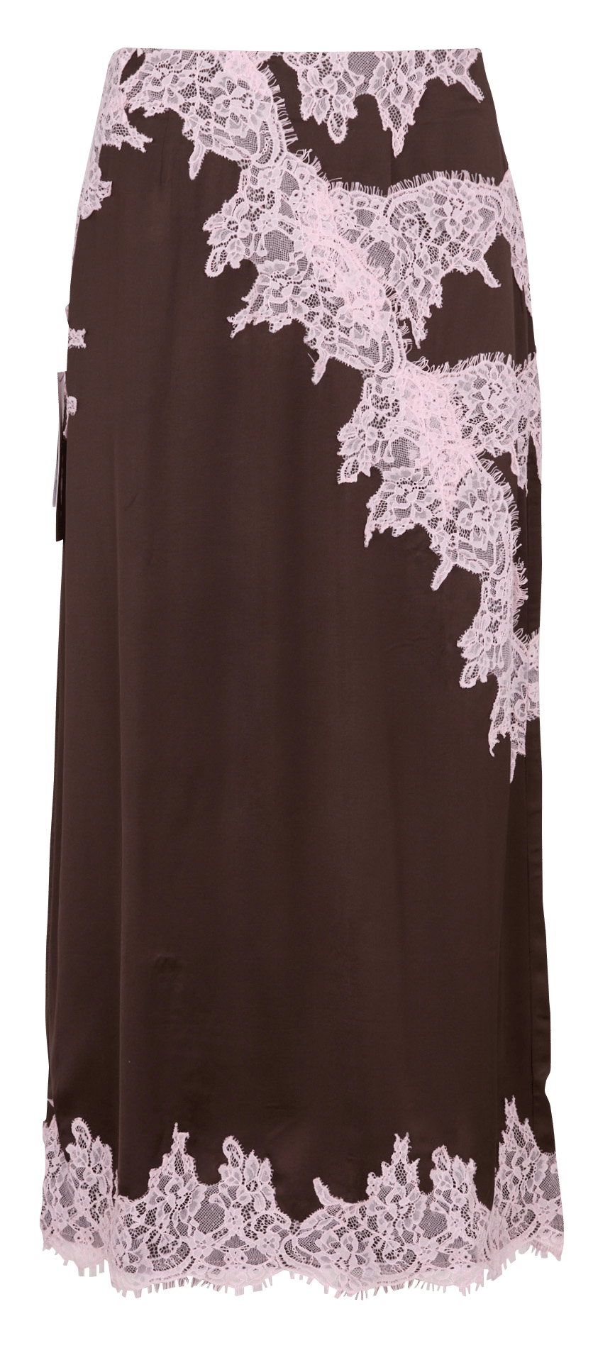 Flared lace maxi skirt NEVER FULLY DRESSED Brown