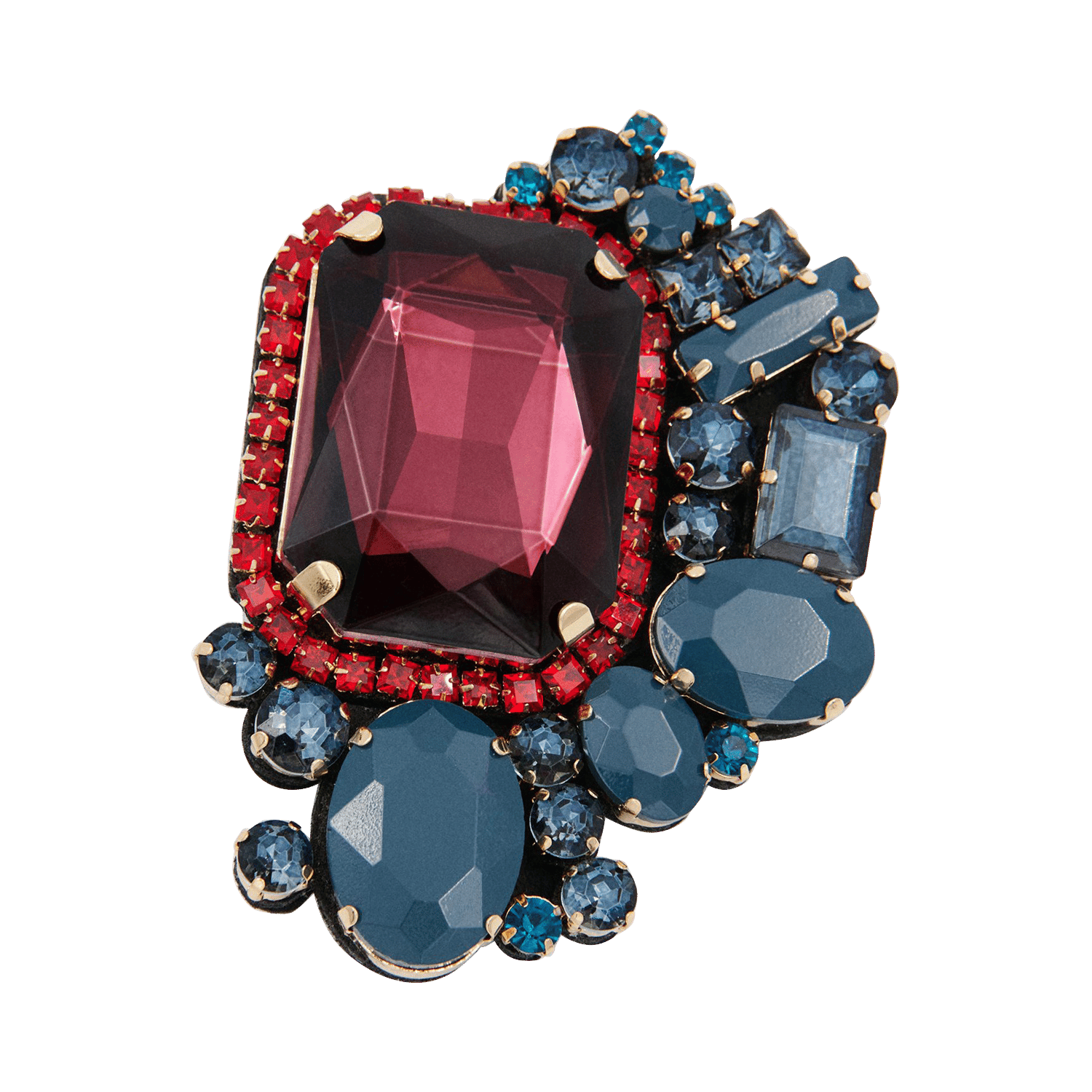 Spilla con strass ESSENTIEL ANTWERP Rosa