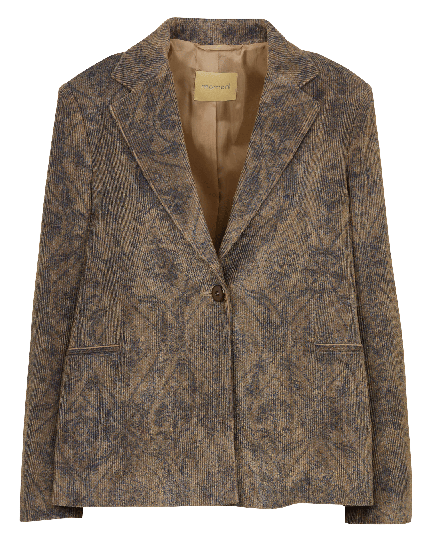 Blazer van corduroy MOMONI Blauw