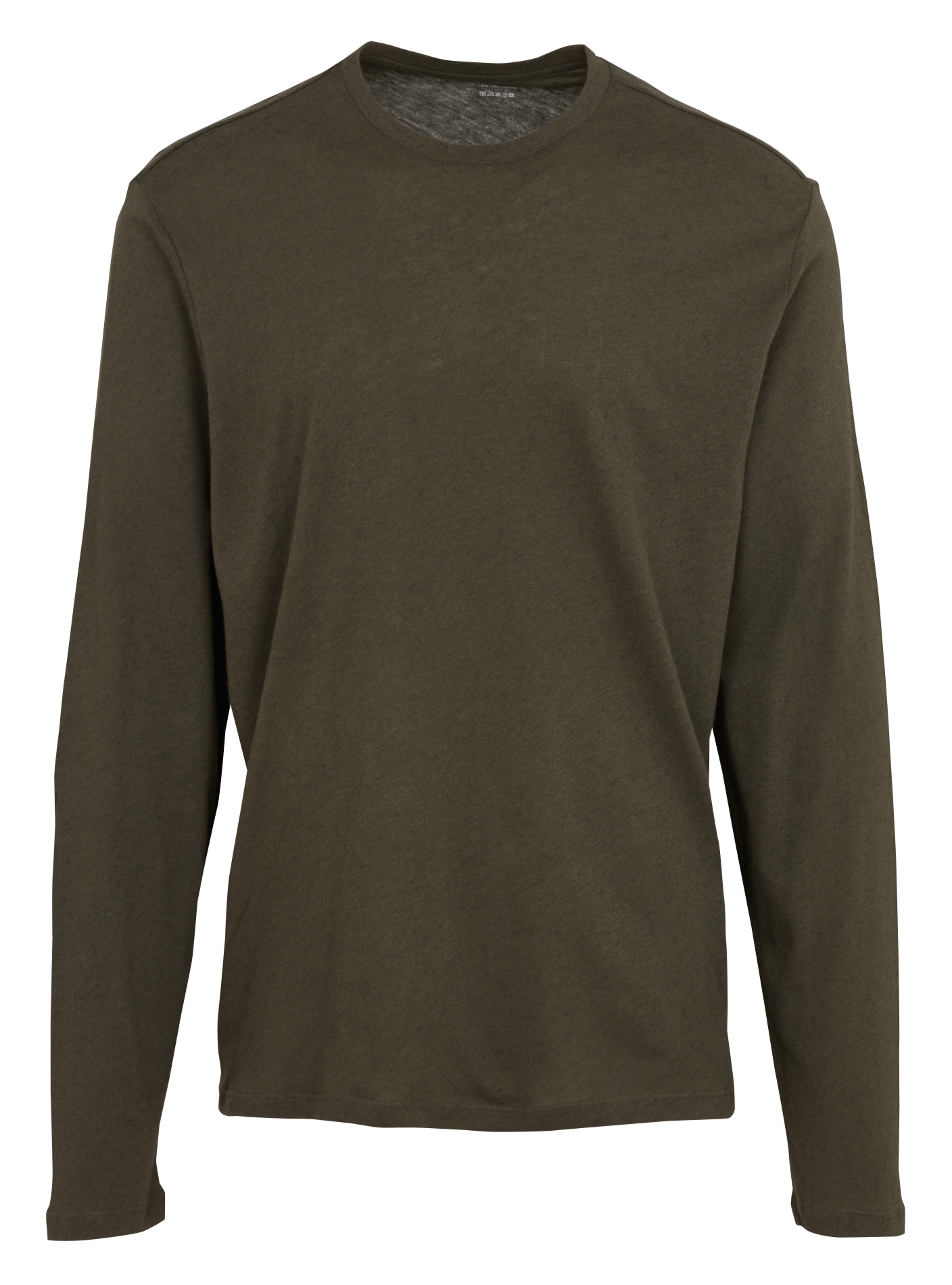 Straight round neck plain t-shirt MAJESTIC FILATURES Black