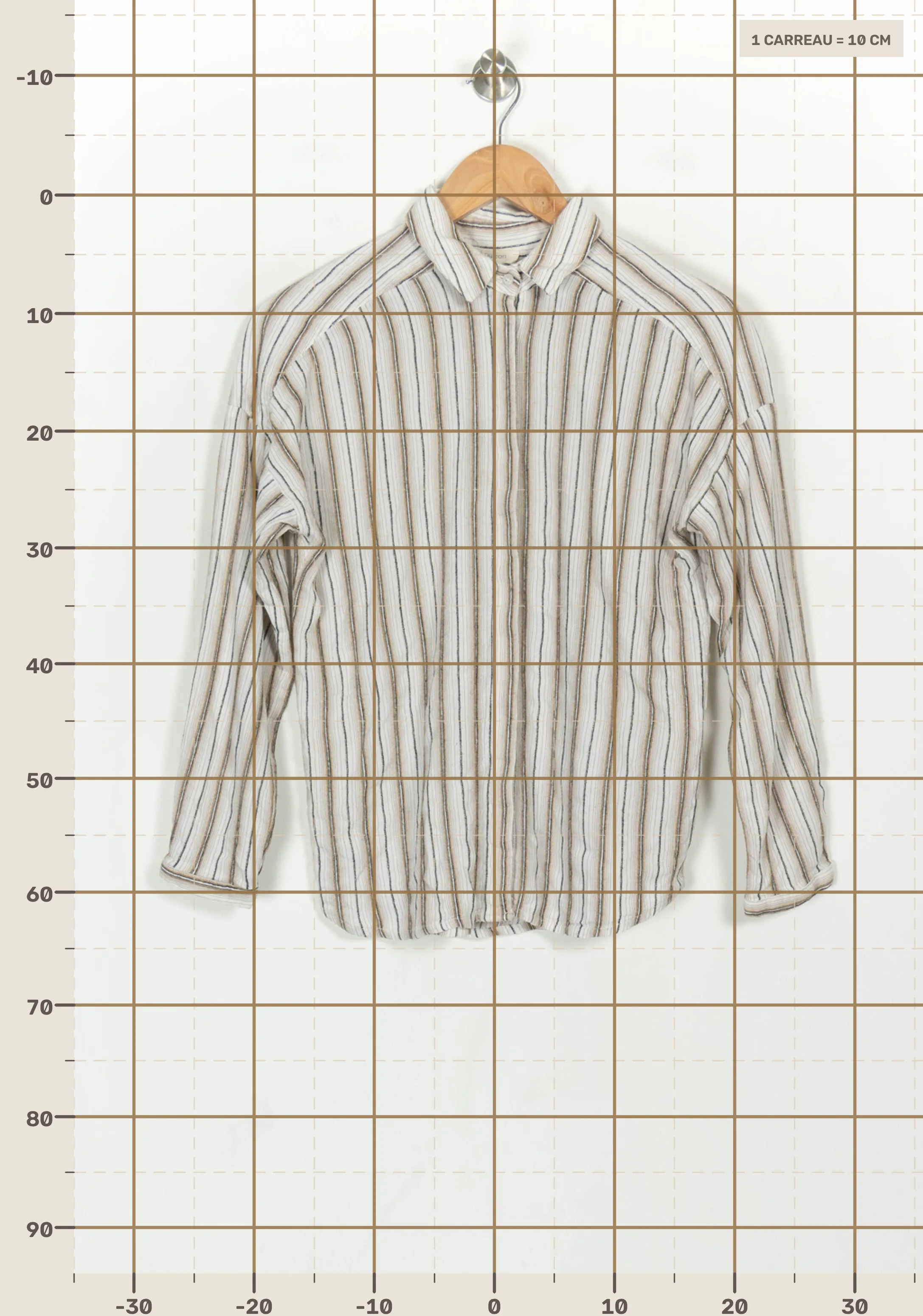 Shirt LOUIZON - Seconde main Beige