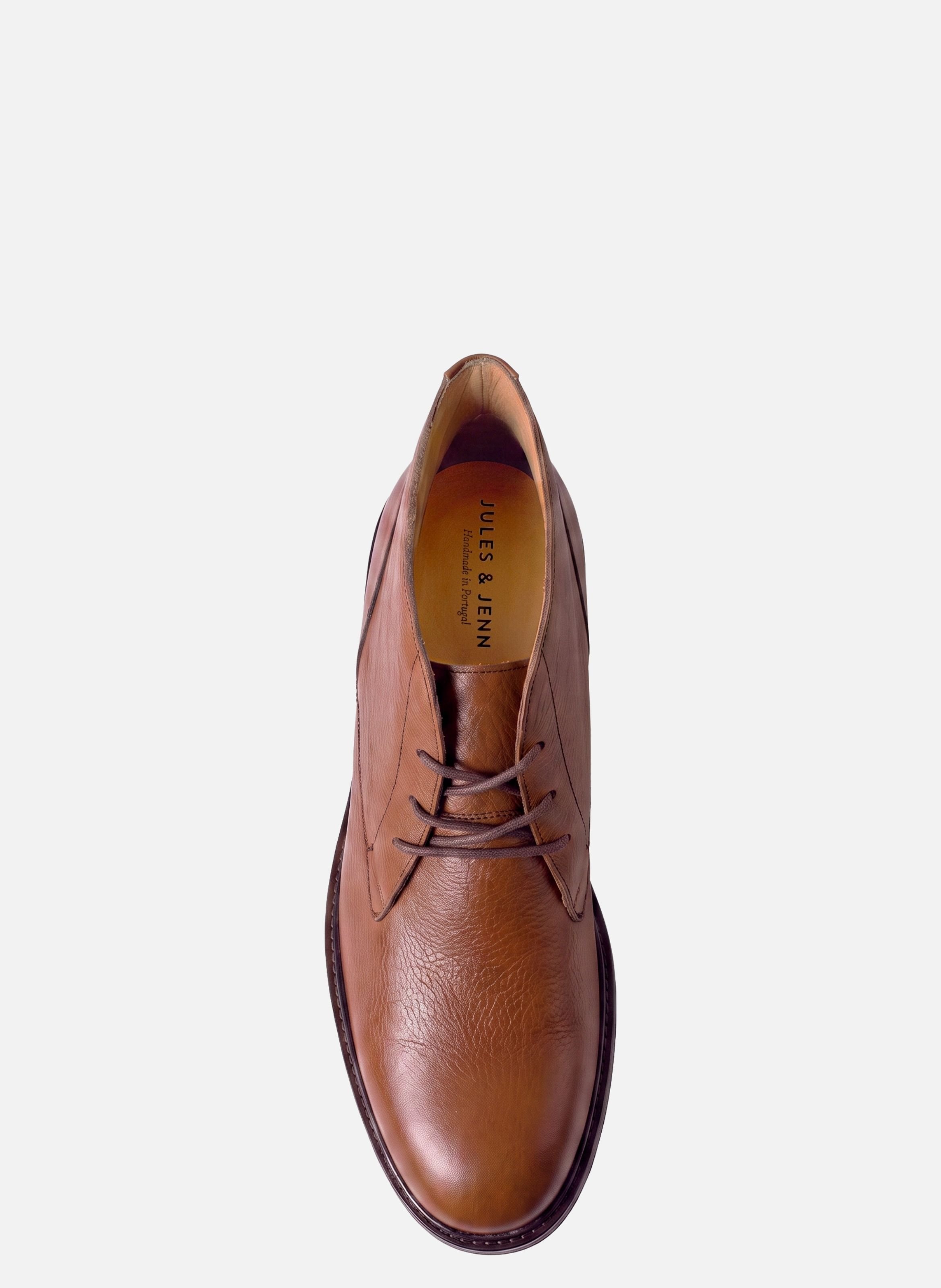 Desert boots gomme côme cuir grainé JULES & JENN Beige