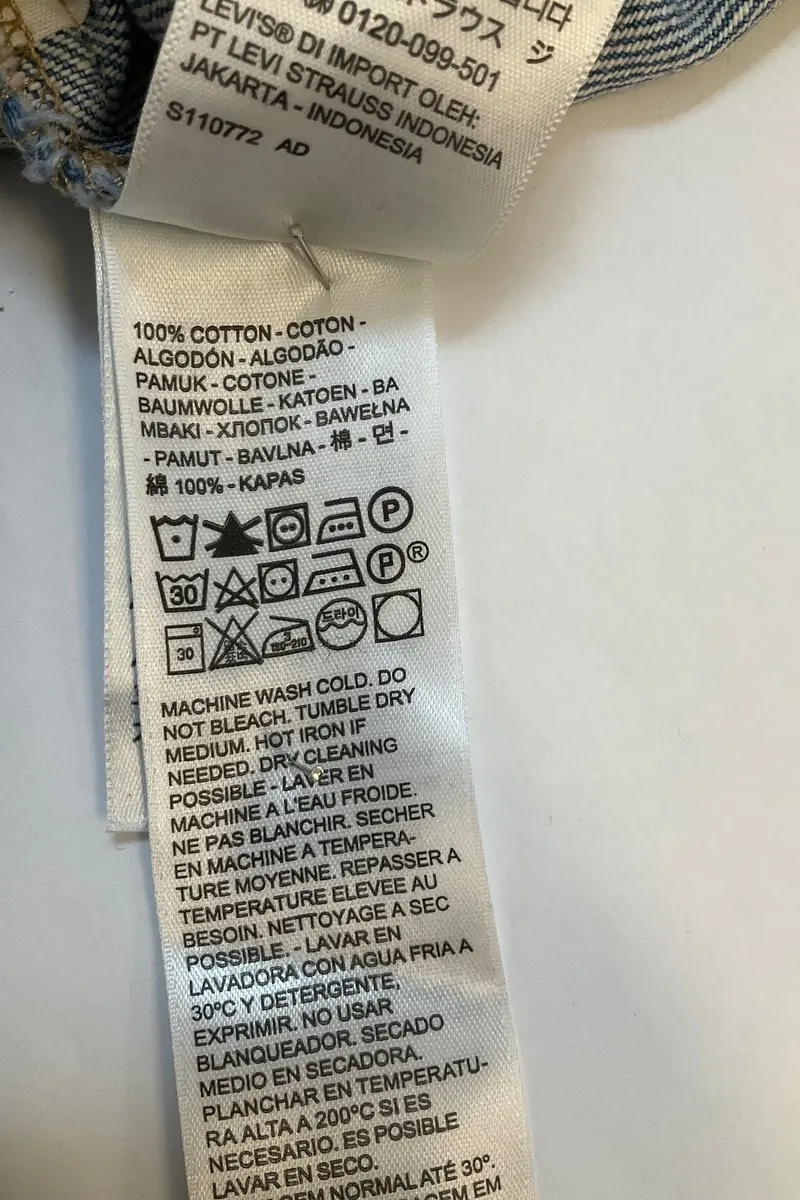 Robe LEVI'S - Seconde main Bleu