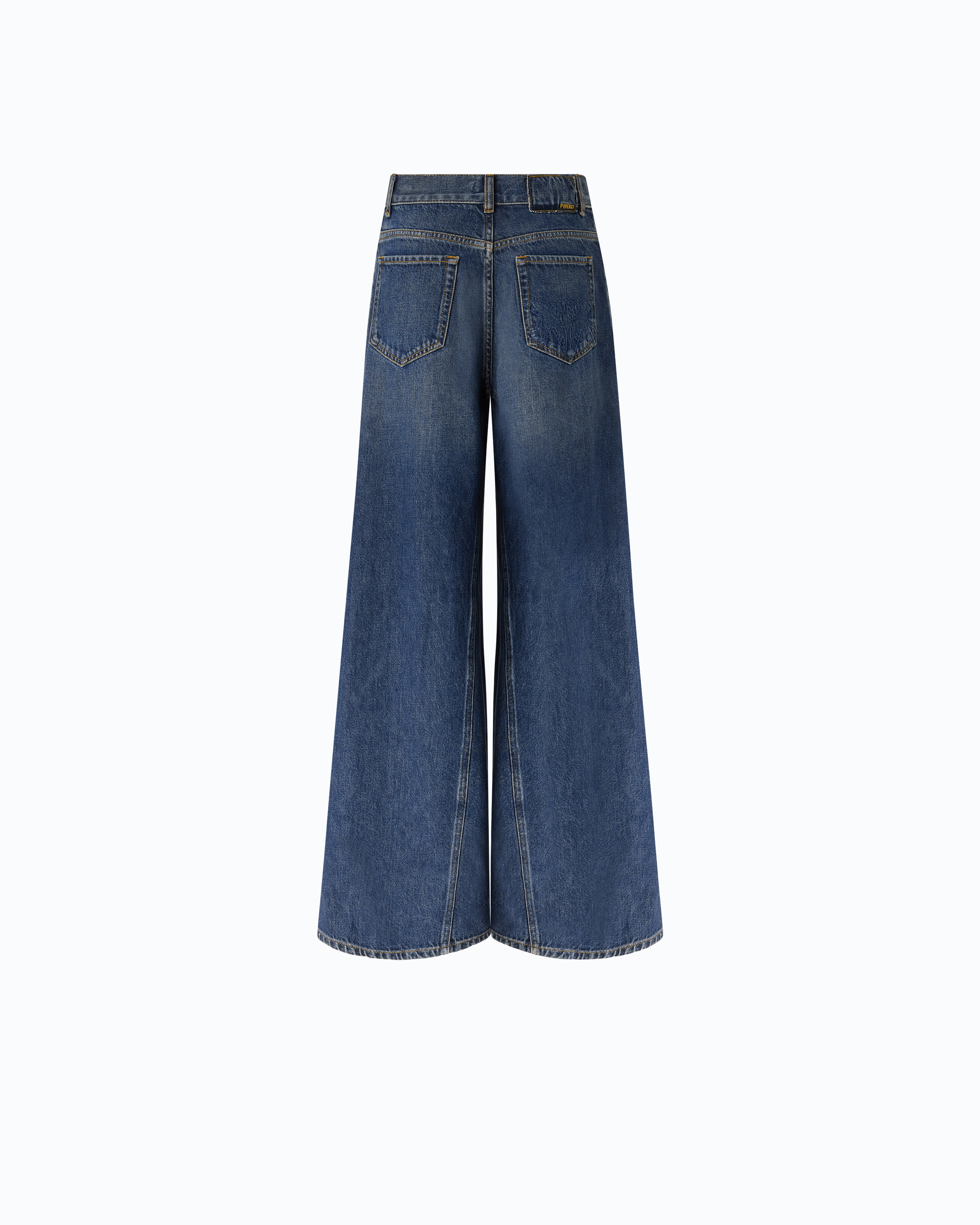 Jean évasé super wide leg PINKO Bleu
