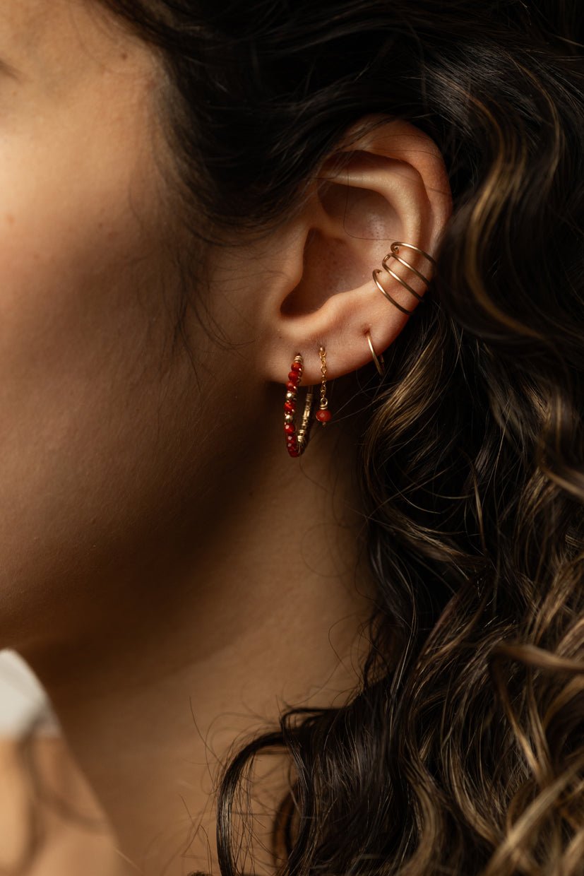 Seashell fake piercing jewel YAY Golden