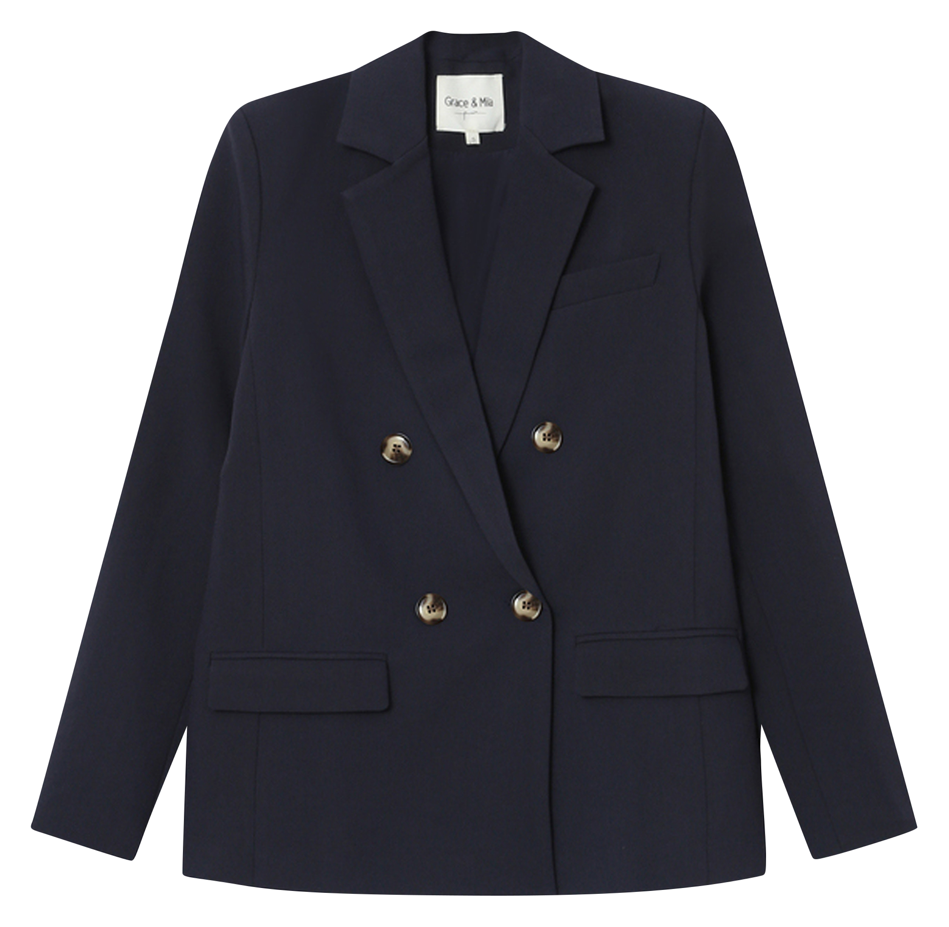 Veste tailleur ample GRACE ET MILA Bleu