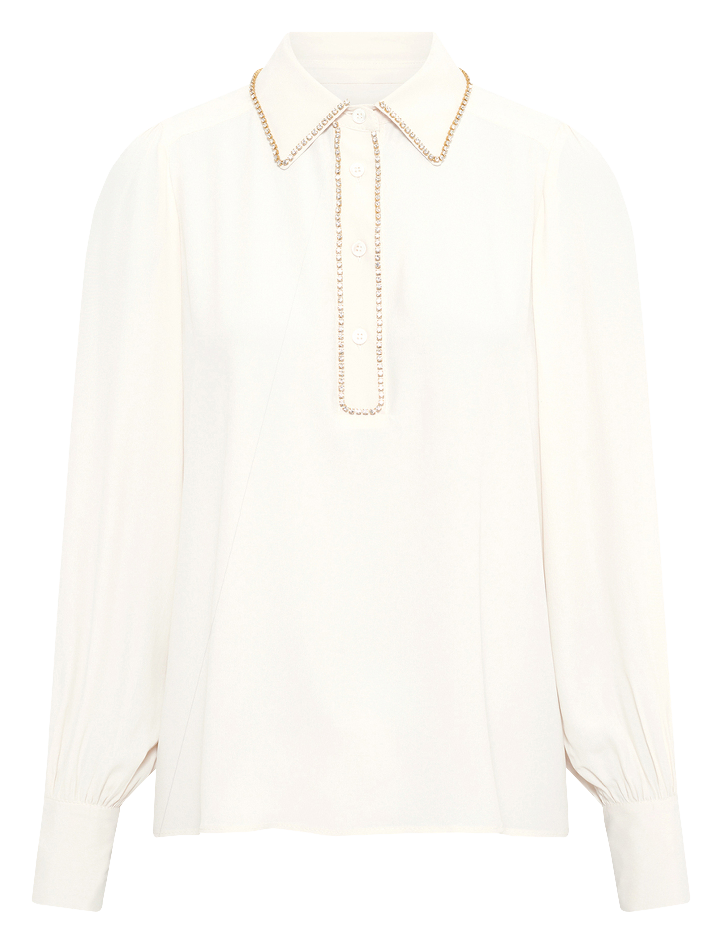 Blouse met klassieke kraag GERARD DAREL Beige