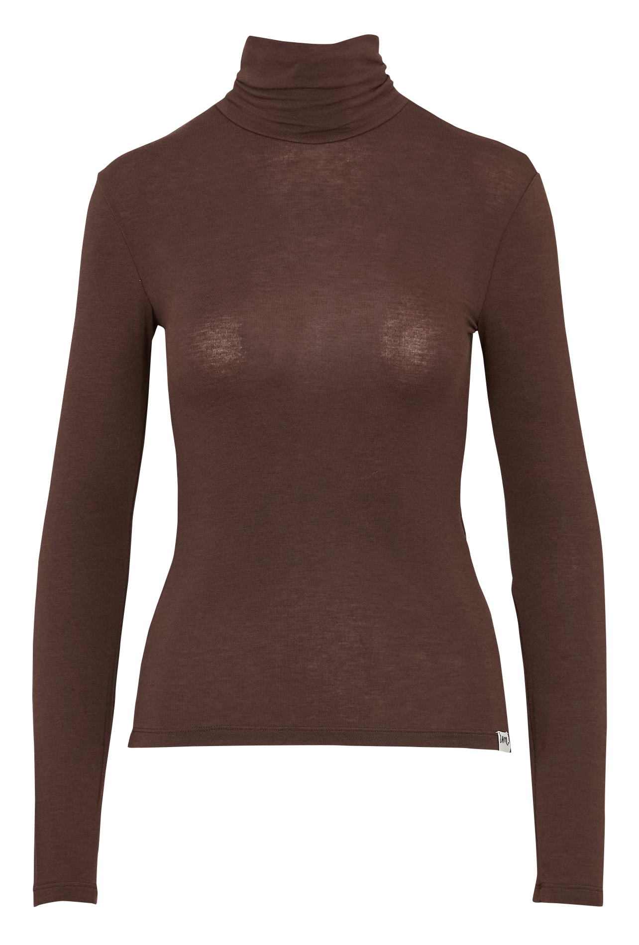 Fitted high-neck T-shirt IMPERIAL Brown