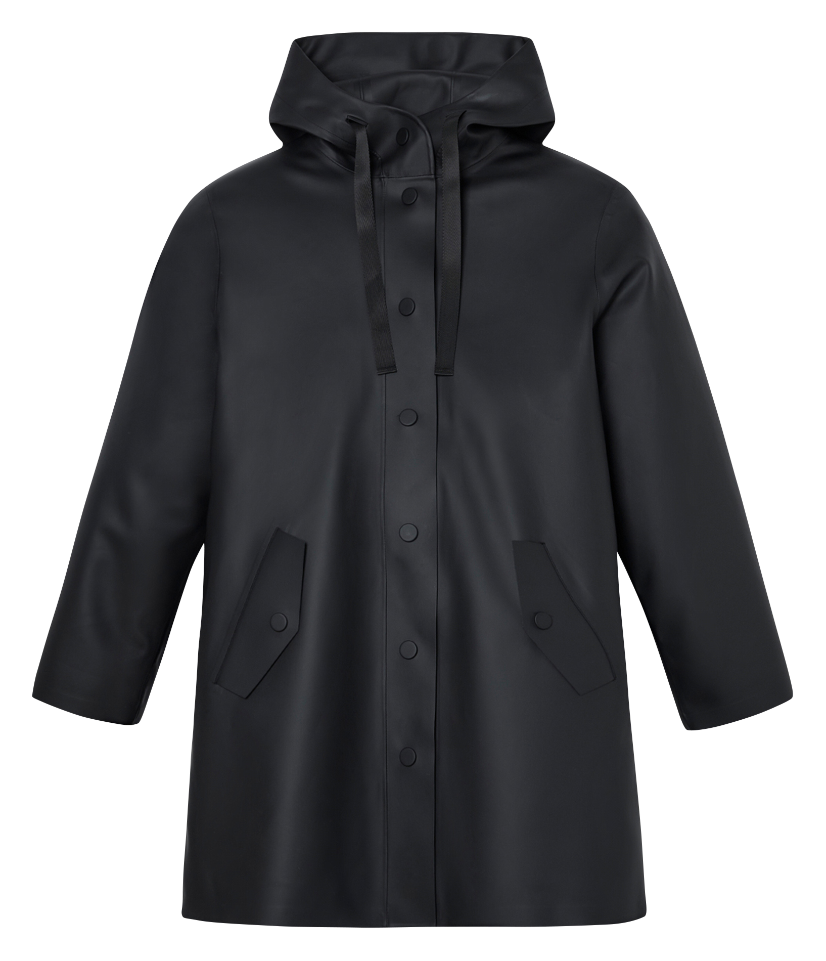 Parka droite col montant ZAPA Noir
