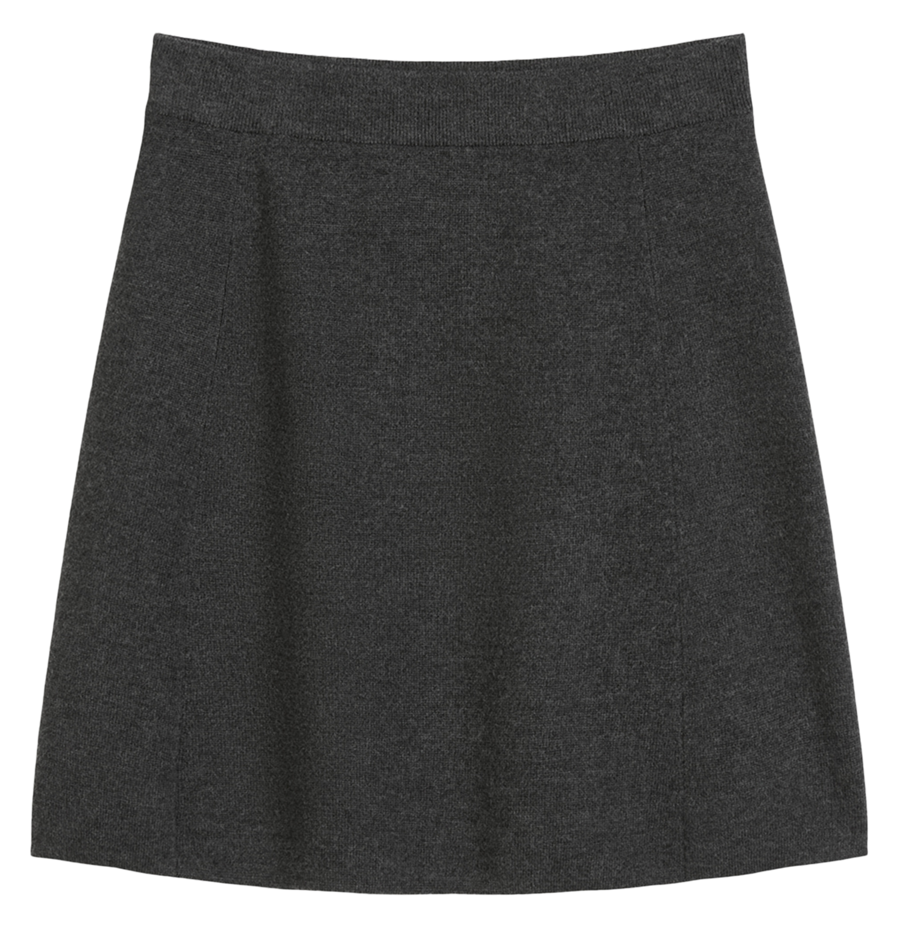 Falda corta lisa de lana MARC O'POLO Gris