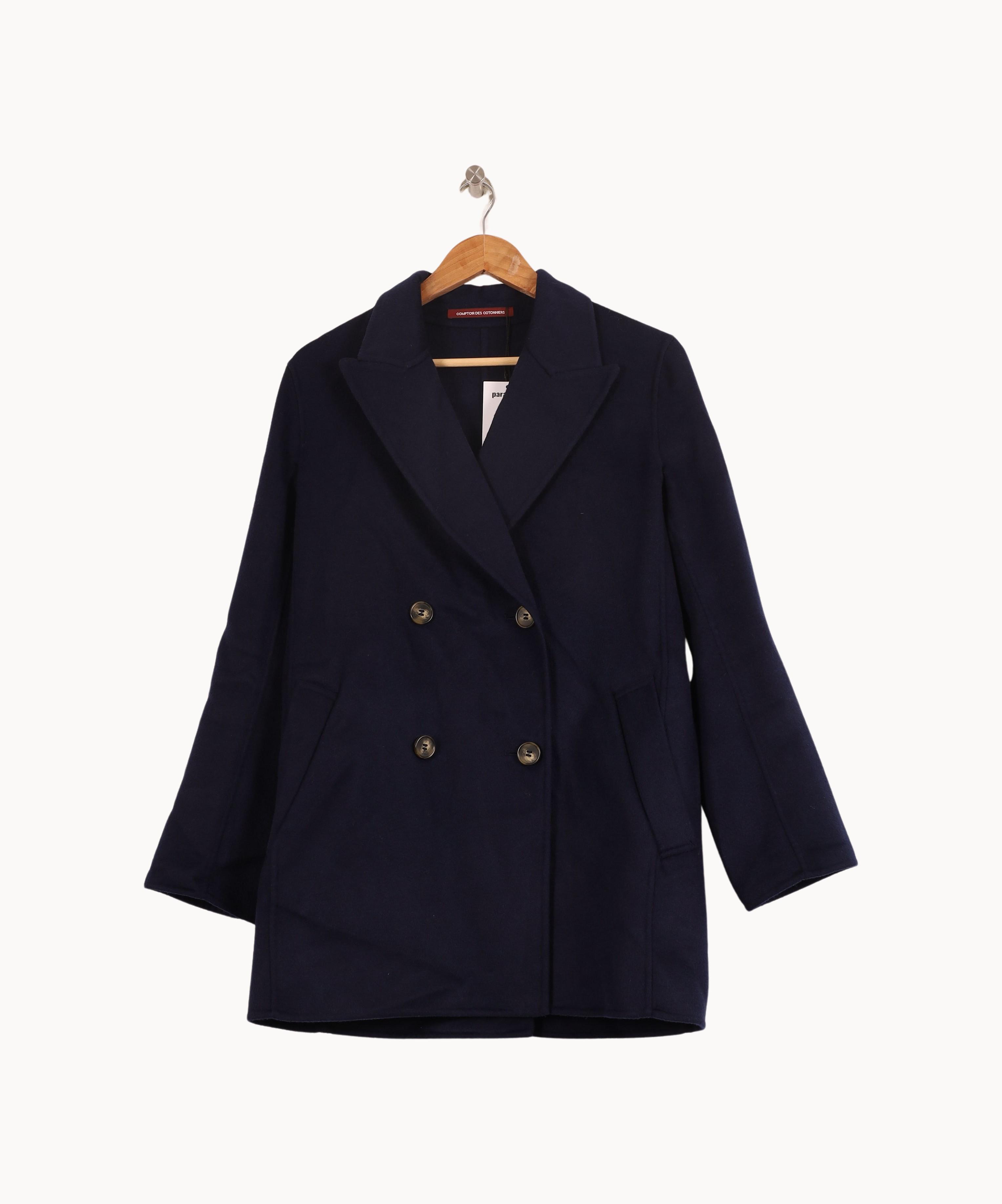 Long coat COMPTOIR DES COTONNIERS - Seconde main Blue