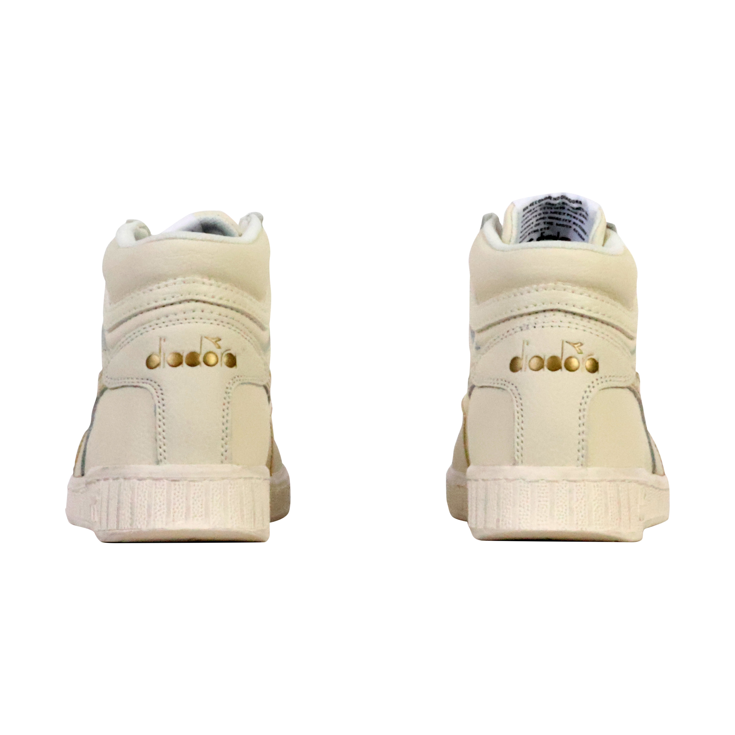 High-top leather sneakers  game l high waxed metal wn DIADORA White