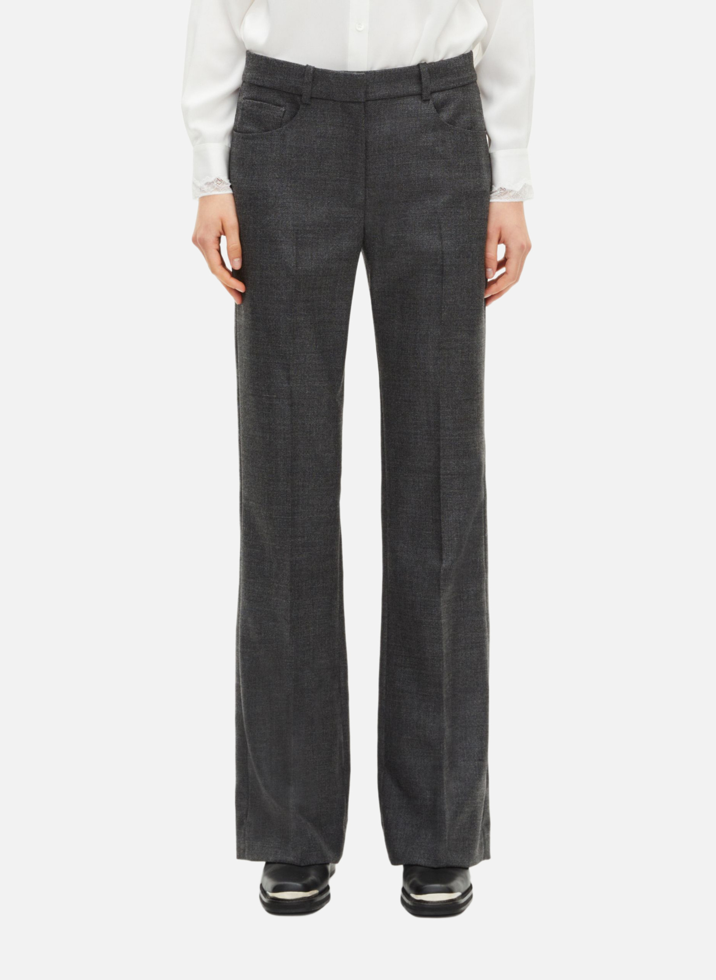 Bootcut tailored trousers THE KOOPLES Black