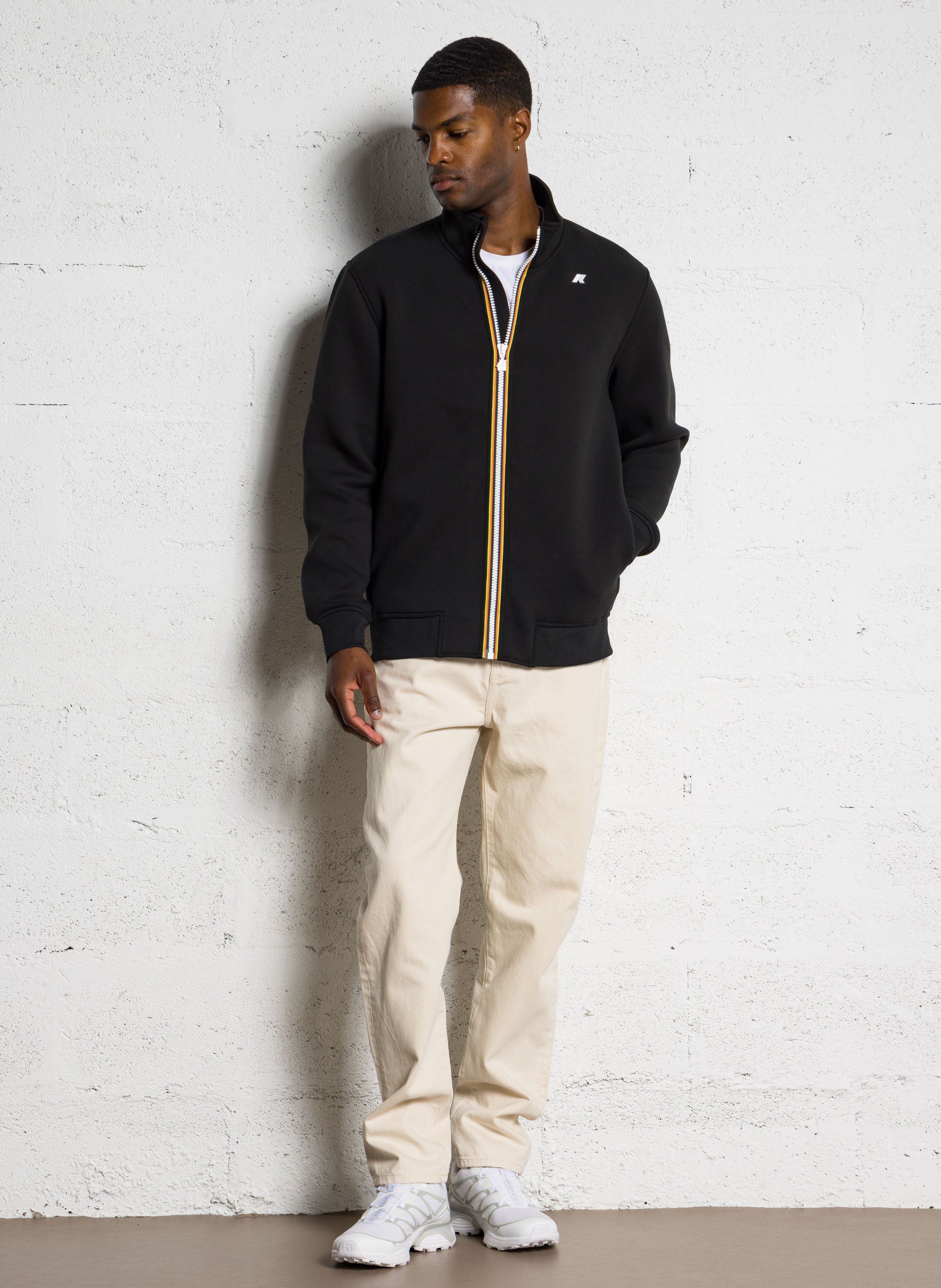 Low-top textile sneakers SALOMON White