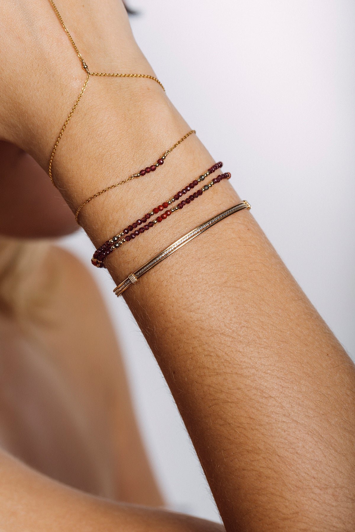 Bracelet - necklace - sirocco YAY Golden