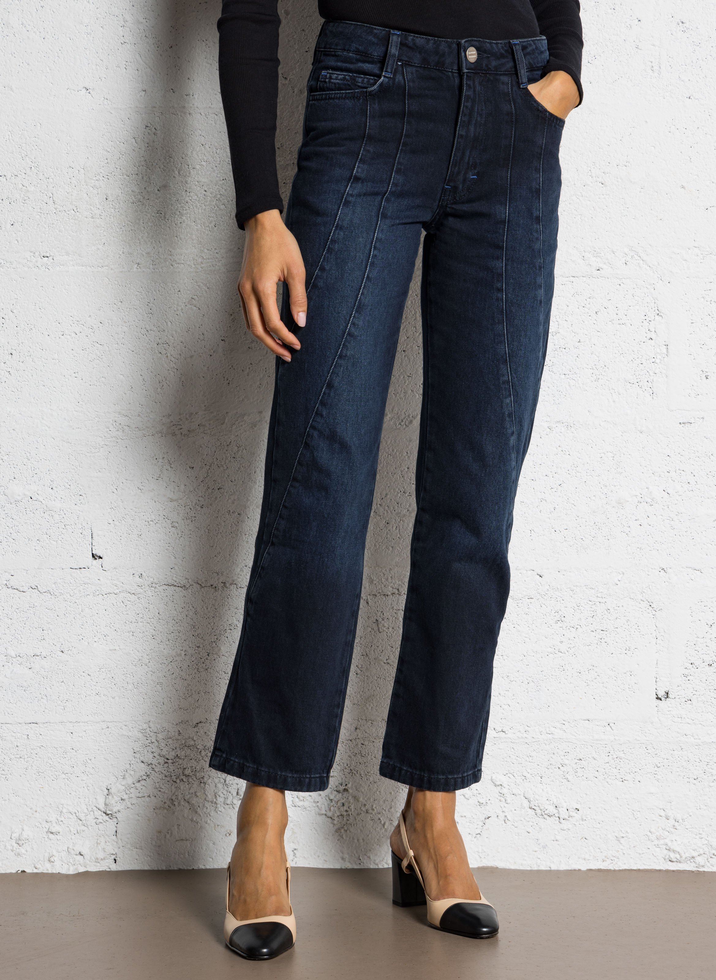 Jean slim à coutures ondulées DAMSON MADDER