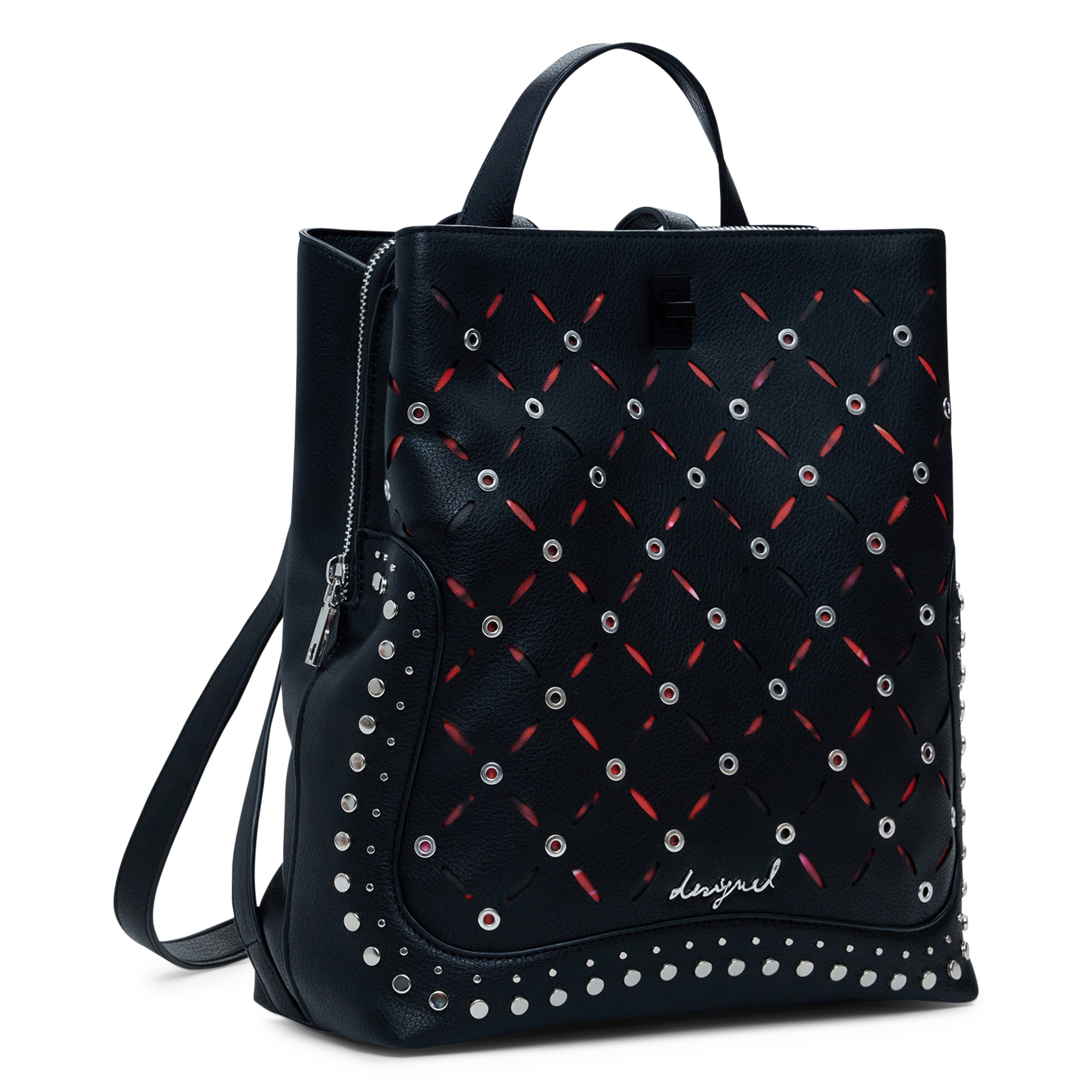 Sac à dos effet cuir DESIGUAL Noir