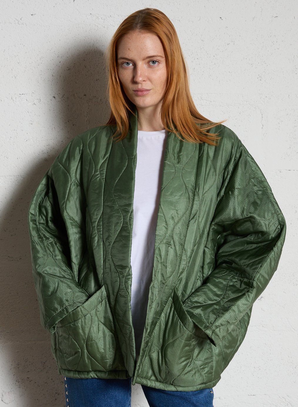 Schalkragenjacke AOKYANOS Khaki