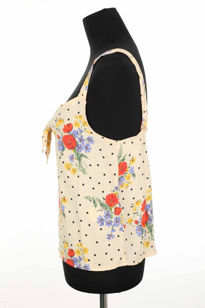 Azawood sleeveless top SEZANE - Seconde main Beige