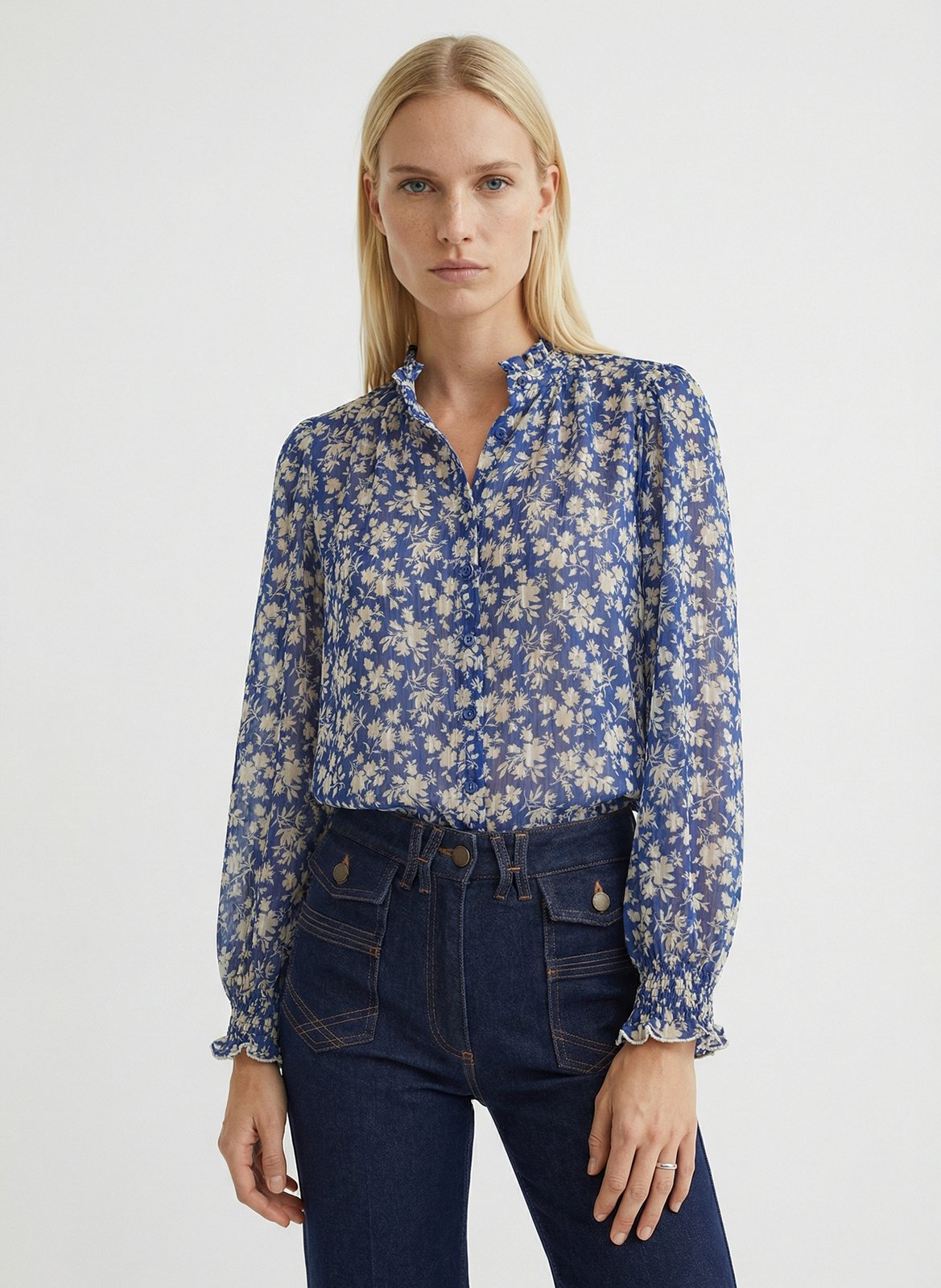 High-neck shirt  GERARD DAREL Blue