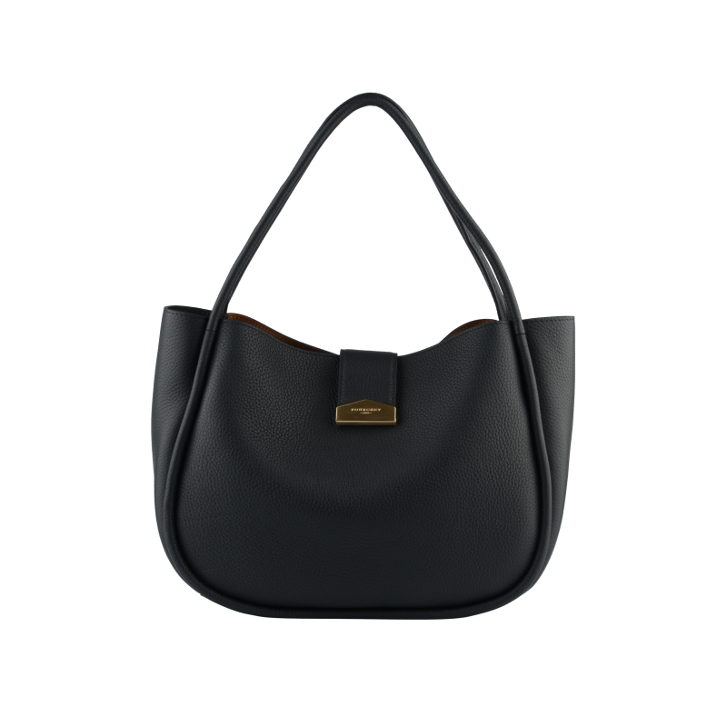 Beige messenger bag POURCHET