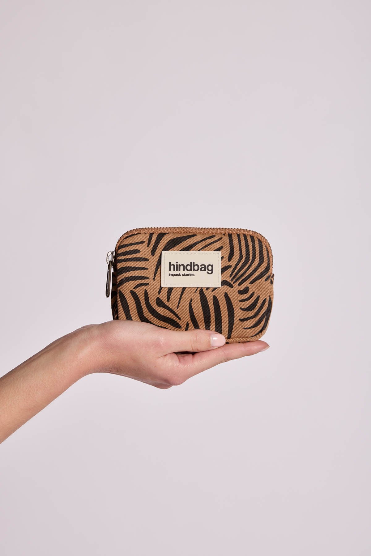 Cotton coin purse HINDBAG Brown