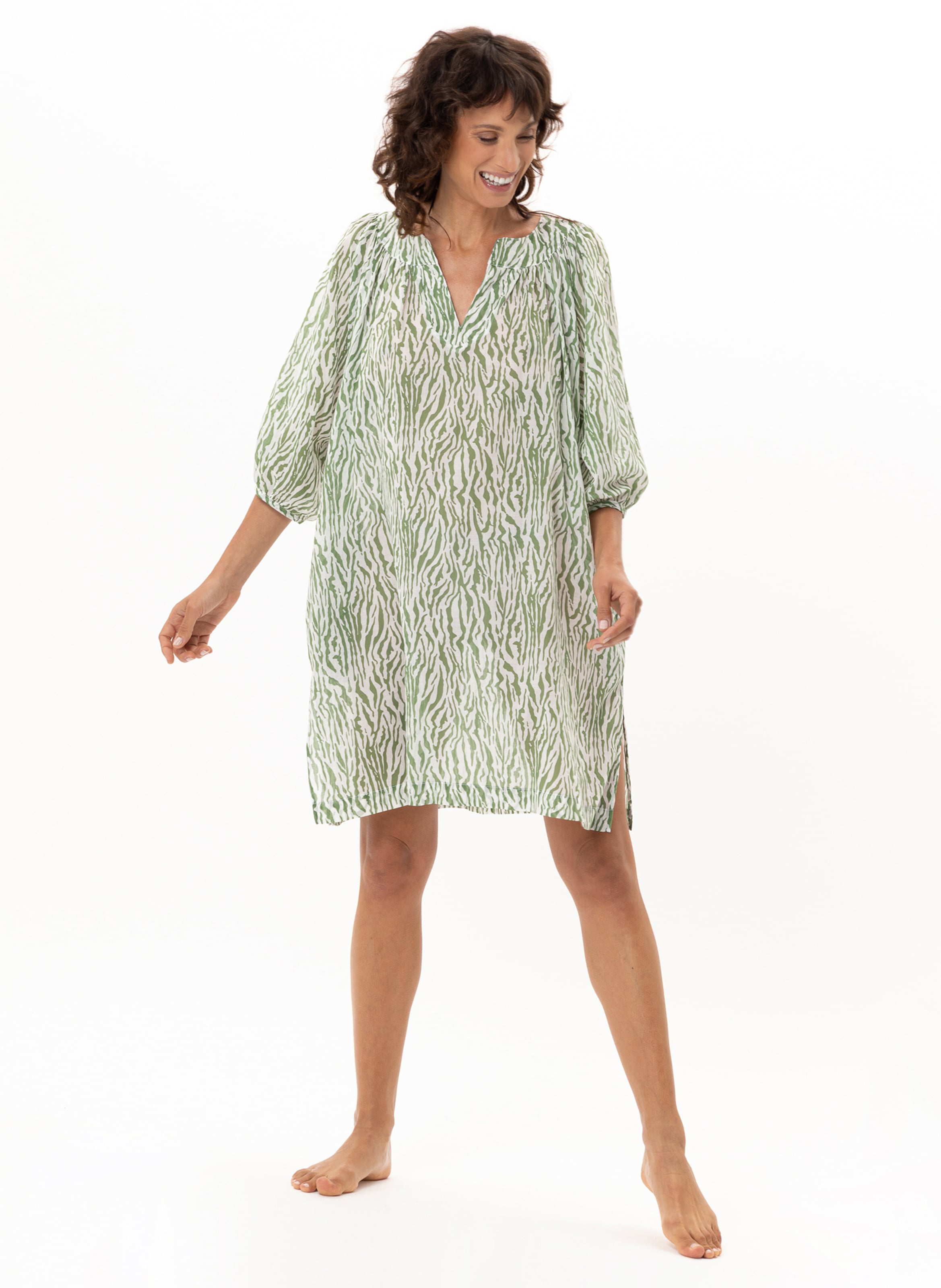 Kaftan en voile de coton LE CHAT Multicolore