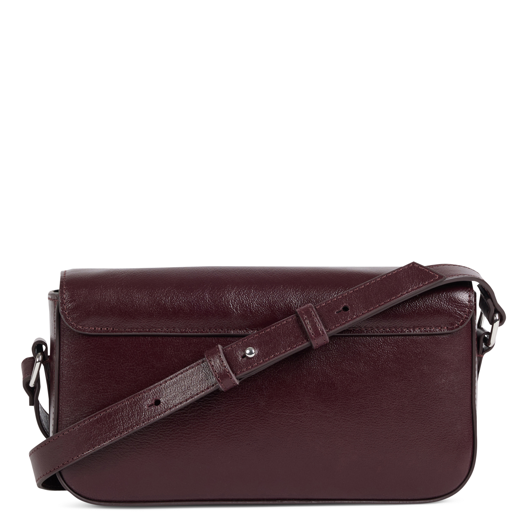 Sac baguette en cuir  | Violet NAT & NIN Femme