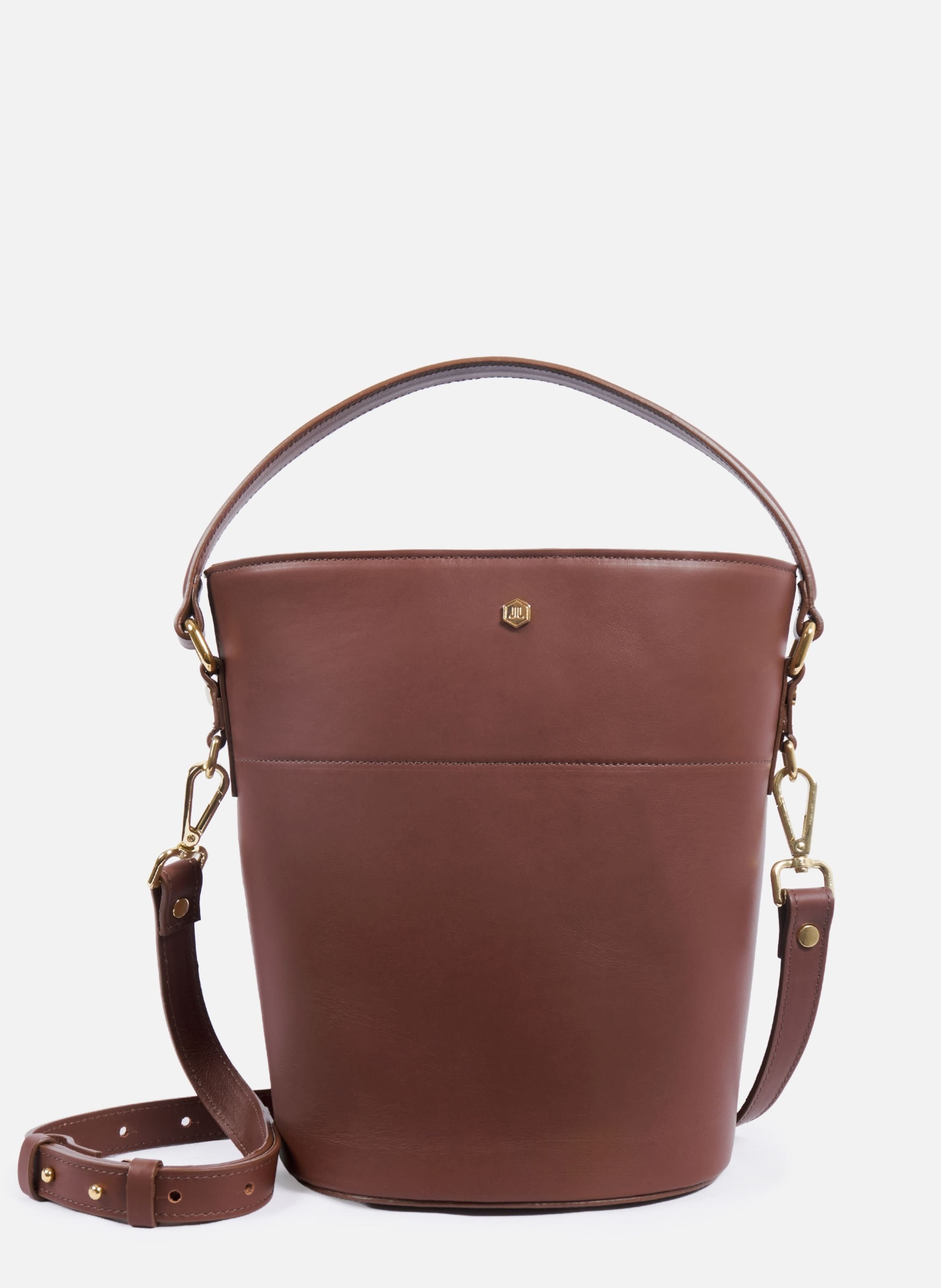 Margot bucket bag in leather JULES & JENN
