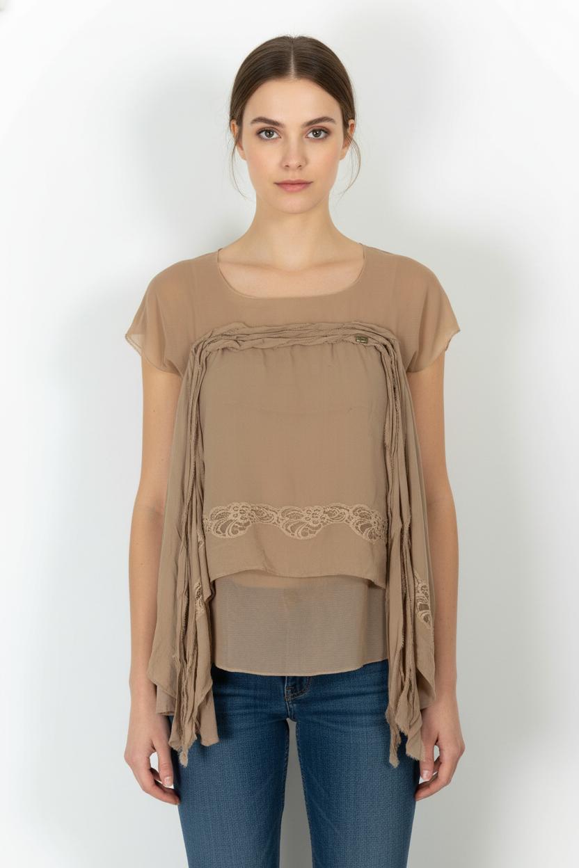 Top & tank top LIU JO - SECONDE MAIN Beige