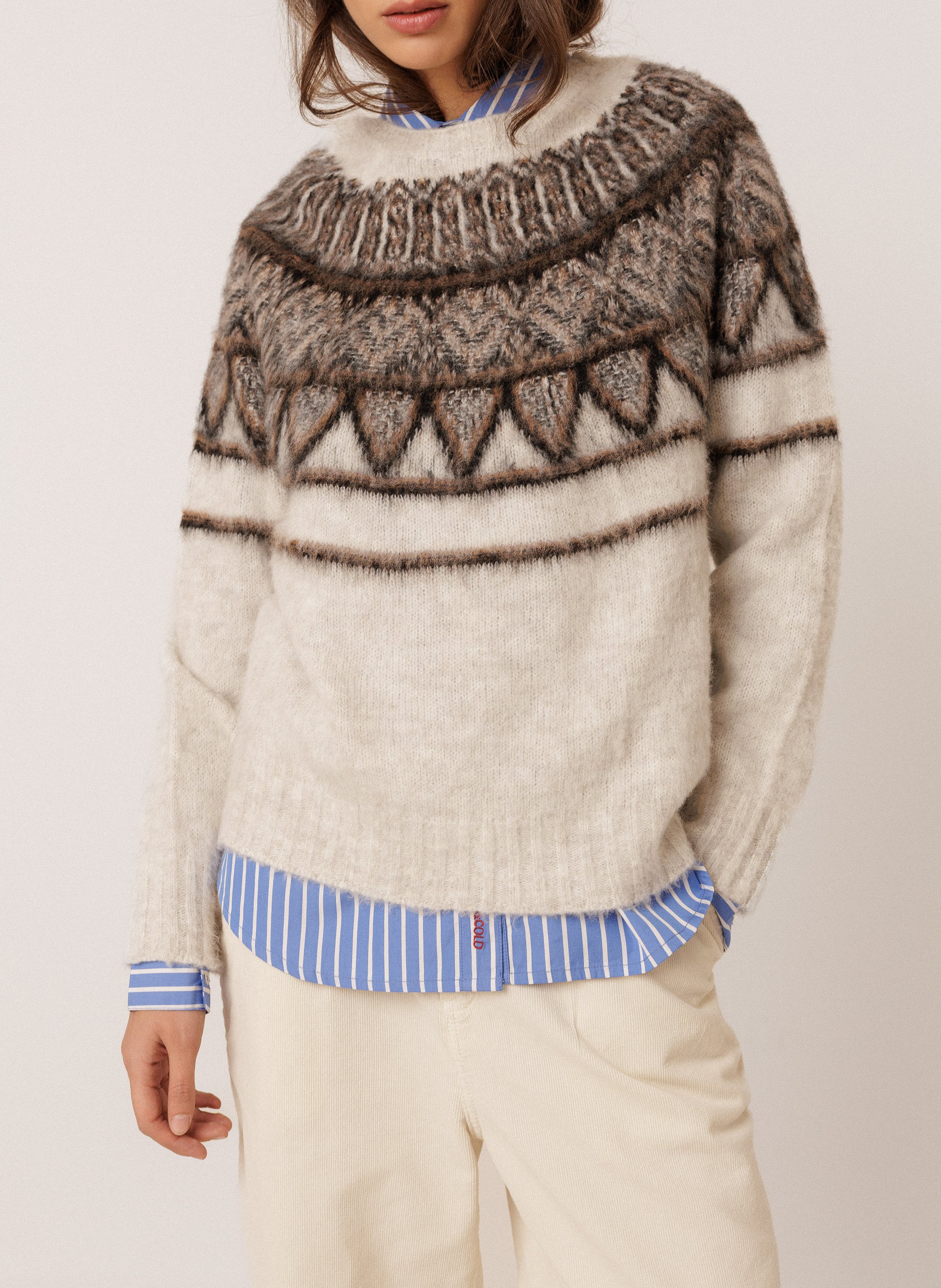 Pull droit col rond INDI & COLD