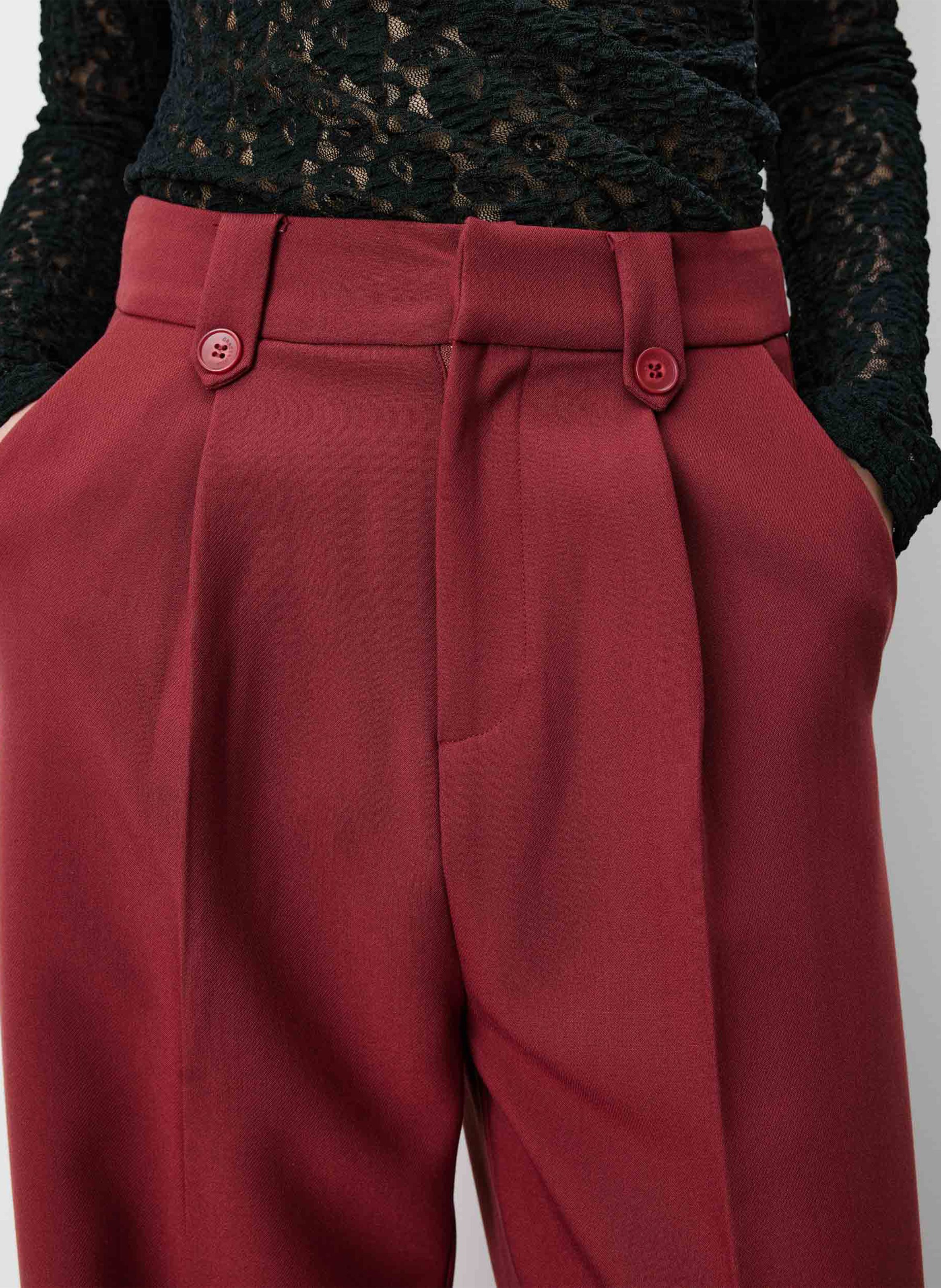 Rechte pantalon voor dameskostuum GRACE ET MILA Oranje