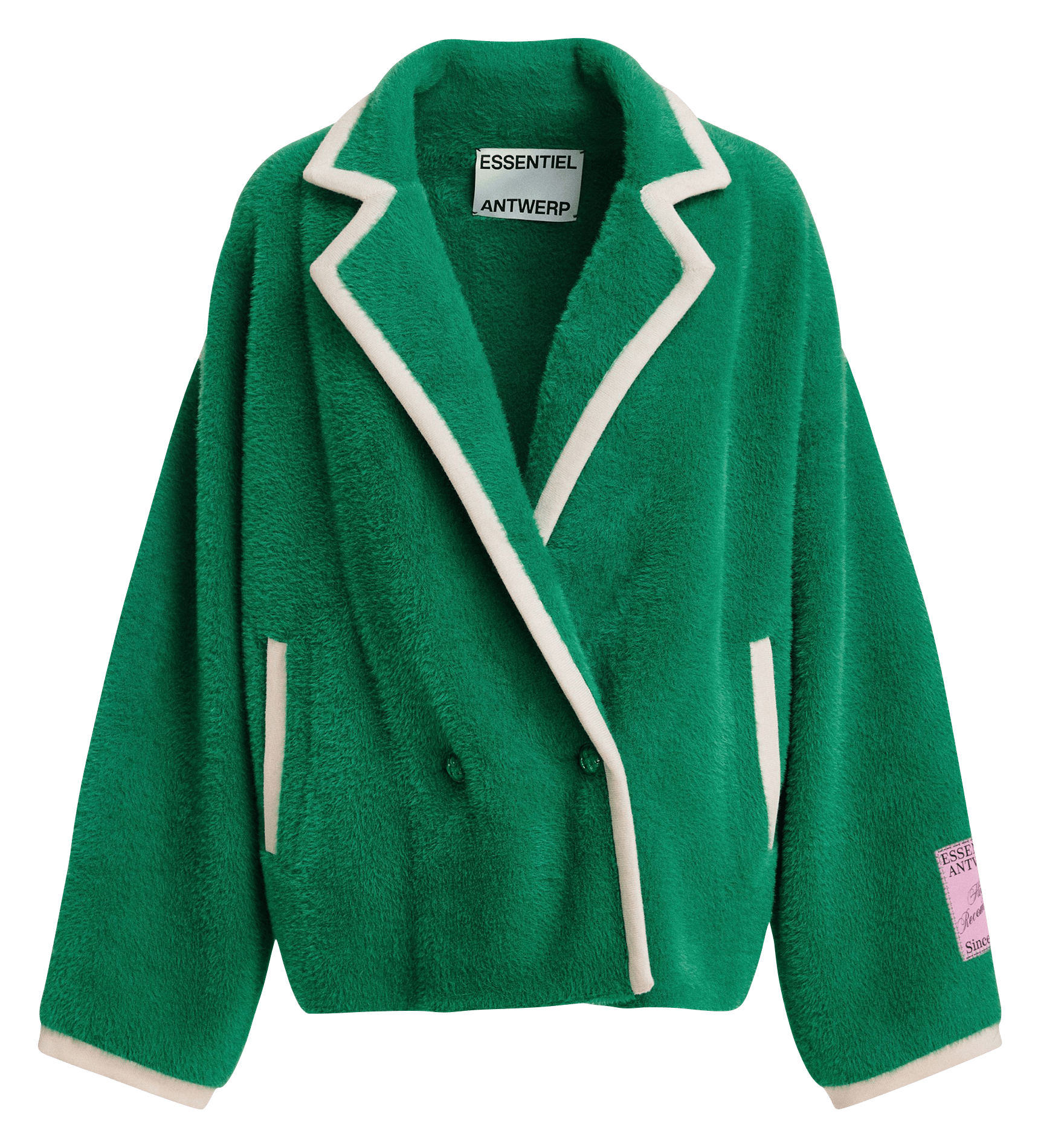 Gilet col tailleur ESSENTIEL ANTWERP Grun