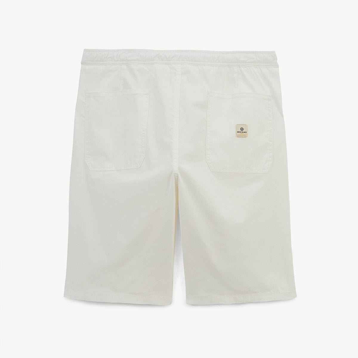 Elastic Waist Bermuda SERGE BLANCO White