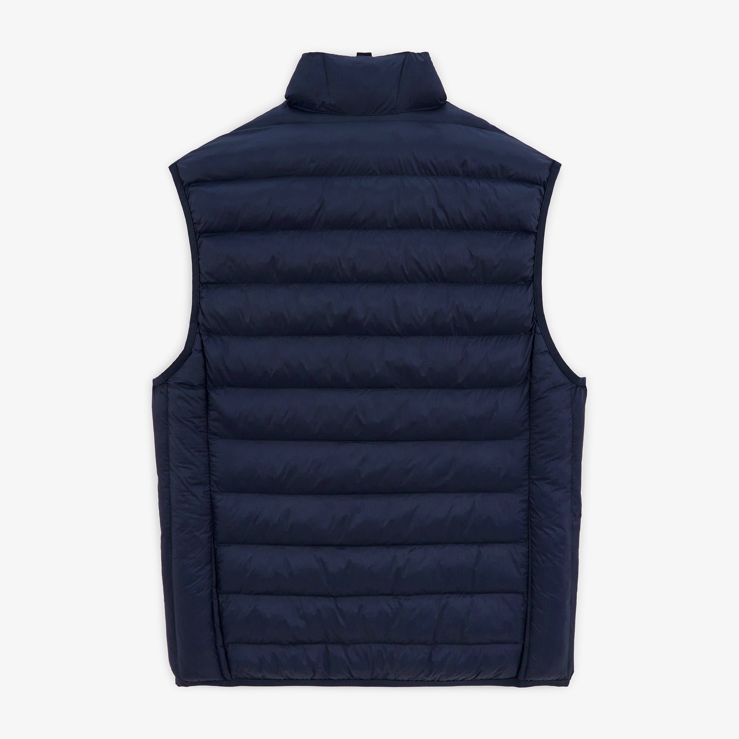 Navy blue sleeveless puffer jacket SERGE BLANCO Blue