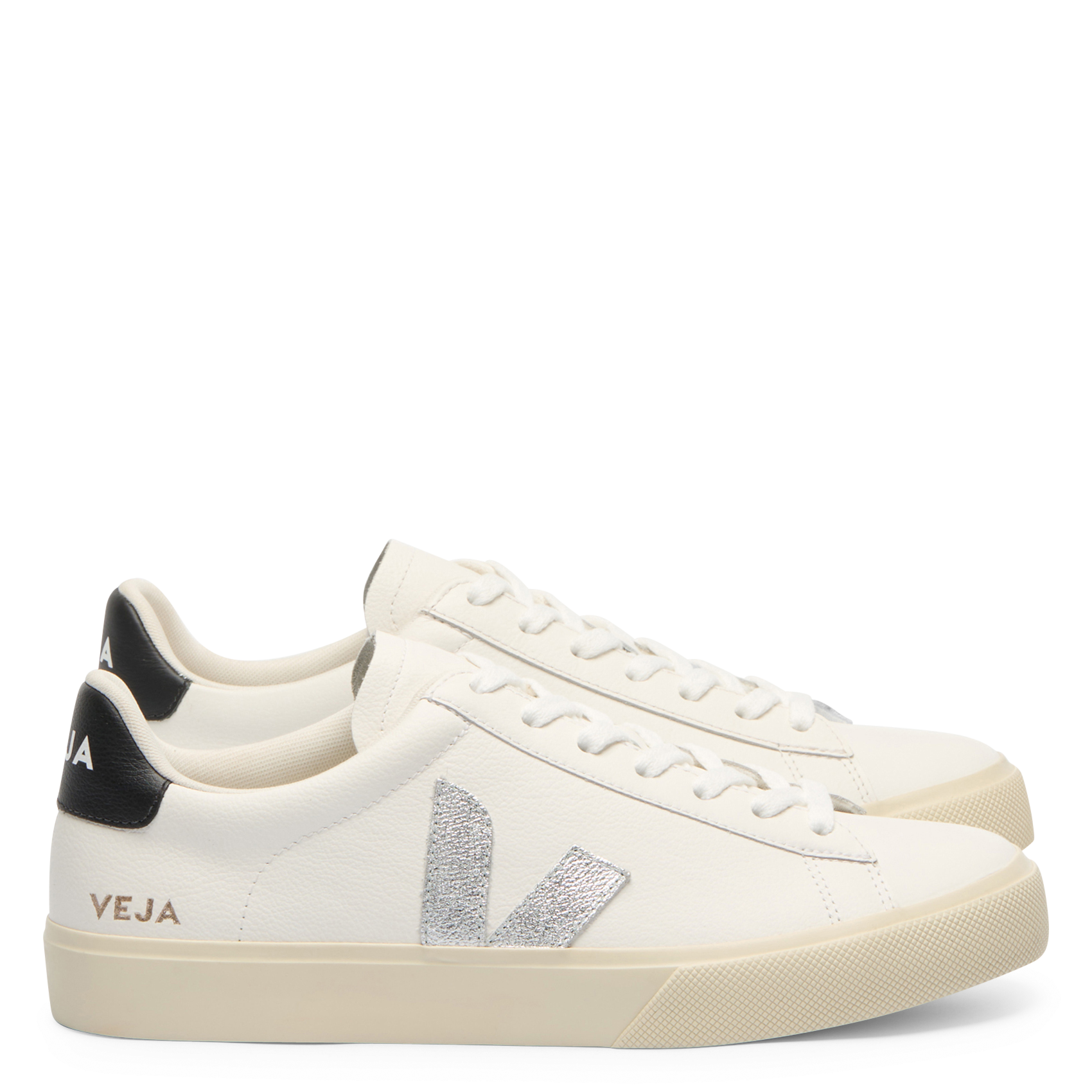 Niedrige Sneaker im Material-Mix VEJA