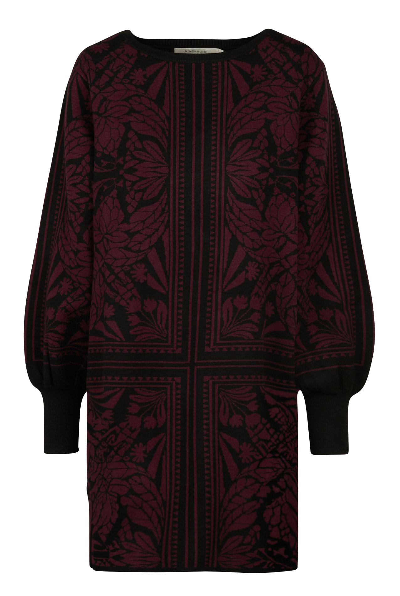 Robe en maille droite imprimée LA FEE MARABOUTEE Multicolore