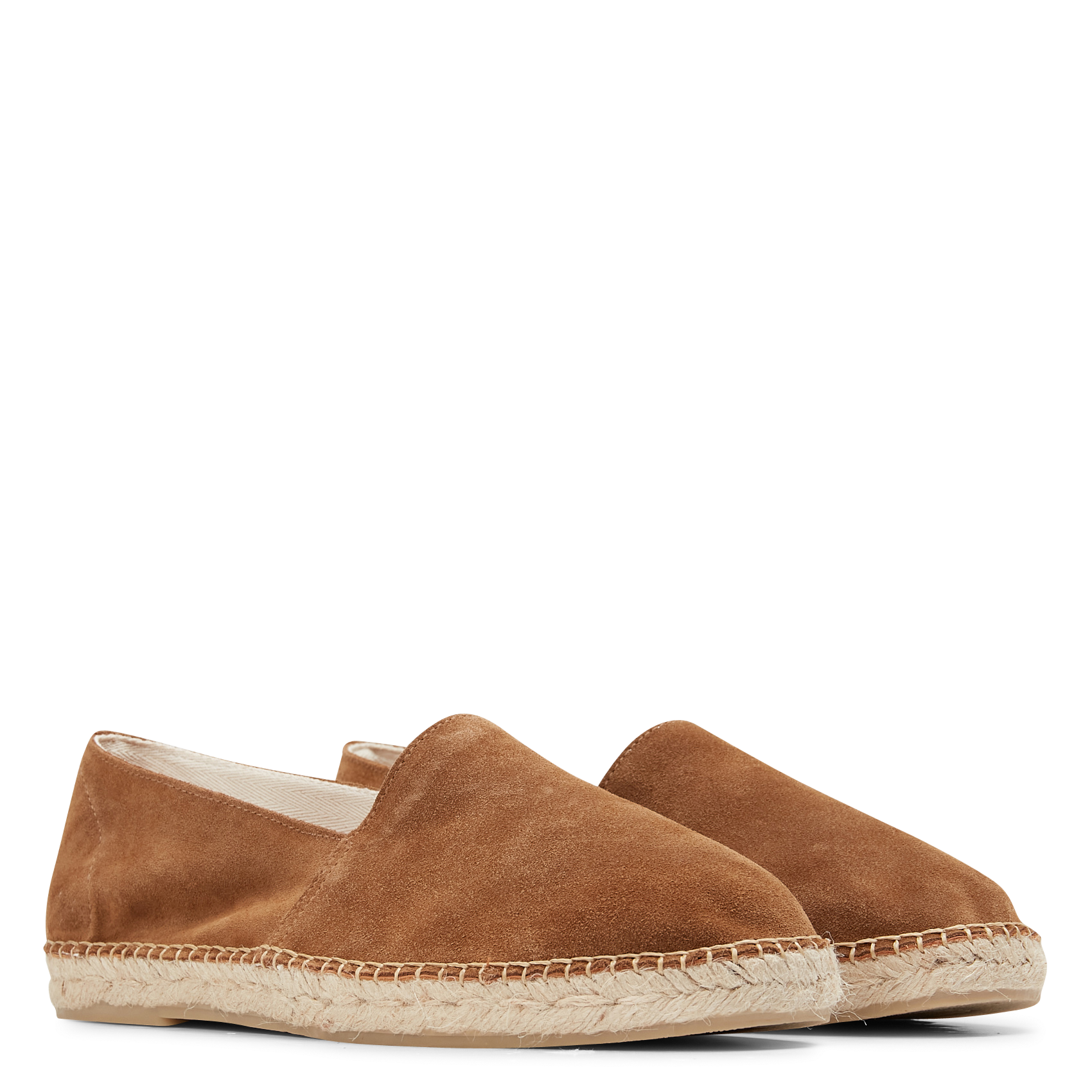 Espadrilles aus Veloursleder SELECTED Braun